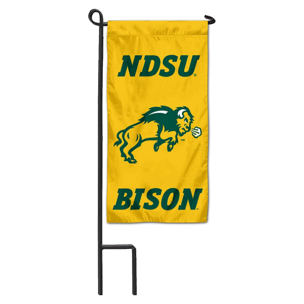 College Flags & Banners Co. North Dakota State Bison Mini Garden and Flower Pot Flag Topper - Sports Collectibles, Sports Memorabilia, Sports Fan Shop, Sports Gifts