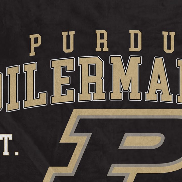 NCAA Purdue Boilermakers Vintage Arch Block Ultra Soft Blanket - Sports Gifts, Sports Memorabilia, Sports Collectibles, Fan Shop