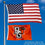 College Flags & Banners Co. Bowling Green State Falcons Small 2x3 Foot Flag - Sports Collectibles, Sports Memorabilia, Sports Fan Shop, Sports Gifts
