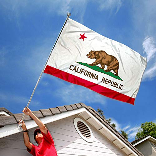 Sports Flags Pennants Company State of California Flag 3x5 Foot Banner - Sports Collectibles, Sports Memorabilia, Sports Fan Shop, Sports Gifts
