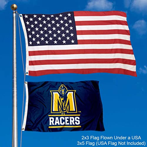 College Flags & Banners Co. Murray State Racers 2x3 Foot Flag - Sports Collectibles, Sports Memorabilia, Sports Fan Shop, Sports Gifts