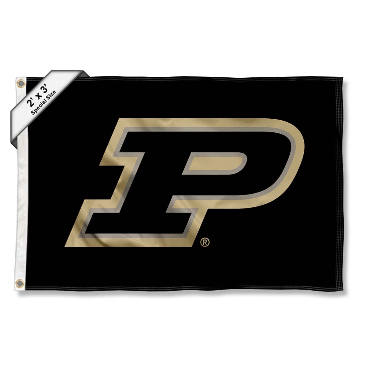 College Flags & Banners Co. Purdue Boilermakers Small 2x3 Foot Flag - Sports Collectibles, Sports Memorabilia, Sports Fan Shop, Sports Gifts