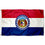 Sports Flags Pennants Company State of Missouri Flag 3x5 Foot Banner - Sports Collectibles, Sports Memorabilia, Sports Fan Shop, Sports Gifts