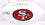Joe Montana Autographed 49ers Logo Football - Beckett Hologram Black - Sports Collectibles, Sports Memorabilia, Sports Fan Shop, Sports Gifts