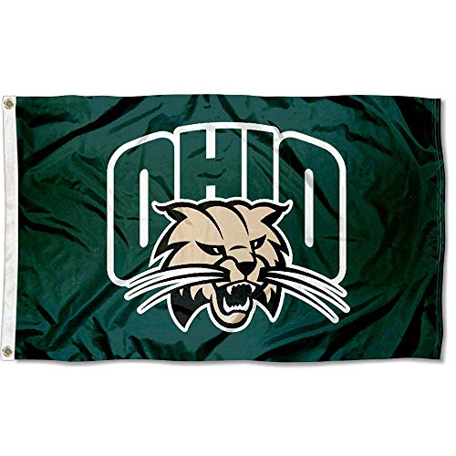 College Flags & Banners Co. Ohio University Flag and USA 3x5 Flag Set - Sports Collectibles, Sports Memorabilia, Sports Fan Shop, Sports Gifts