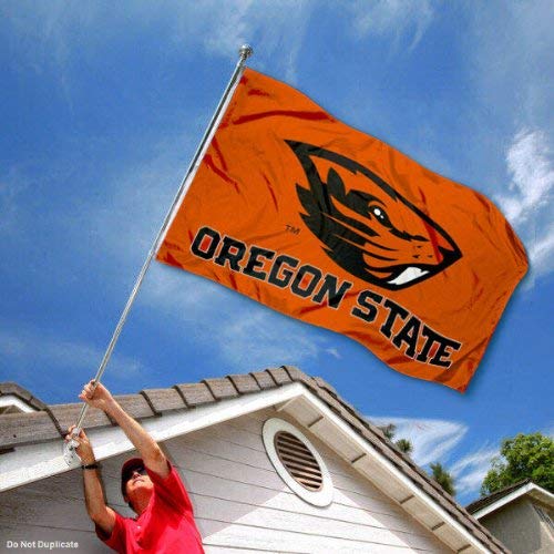 College Flags & Banners Co. Oregon State University Beavers and USA Flag 3x5 Set - Sports Collectibles, Sports Memorabilia, Sports Fan Shop, Sports Gifts