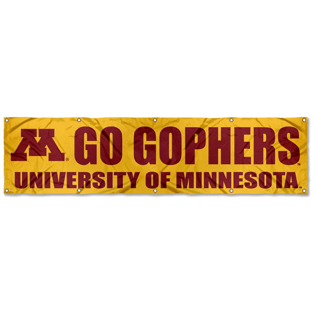 College Flags & Banners Co. Minnesota Gophers Large 2x8 Foot Banner - Sports Collectibles, Sports Memorabilia, Sports Fan Shop, Sports Gifts