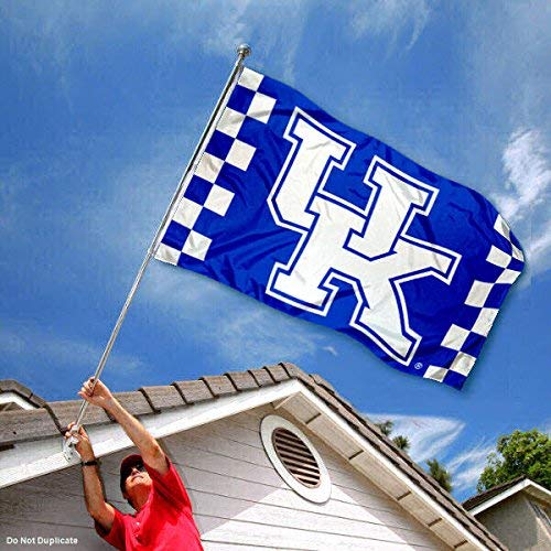College Flags & Banners Co. Kentucky Wildcats Checkered Board and USA Flag 3x5 Set - Sports Collectibles, Sports Memorabilia, Sports Fan Shop, Sports Gifts