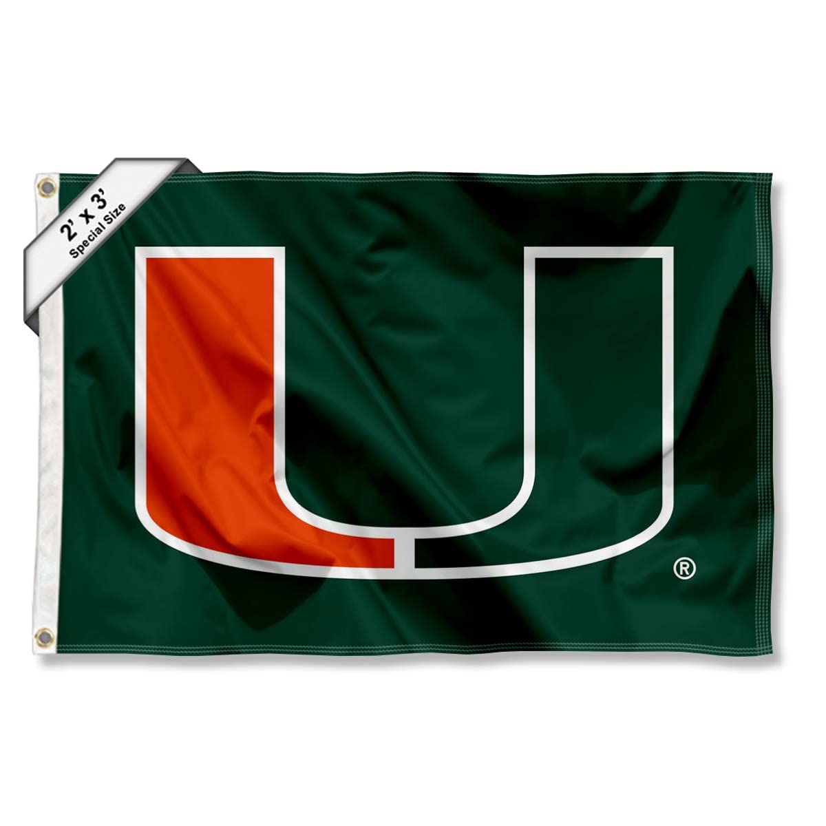 WinCraft Hurricanes Small 2x3 Foot Flag - Sports Collectibles, Sports Memorabilia, Sports Fan Shop, Sports Gifts