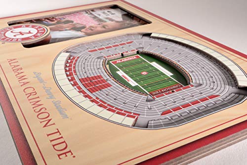 YouTheFan NCAA Utah Utes 3D StadiumView Picture Frame - Rice-Eccles Stadium, 12" x 8" - Sports Collectibles, Sports Memorabilia, Sports Fan Shop, Sports Gifts
