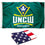 College Flags & Banners Co. UNC Wilmington New Logo 3x5 Flag and USA 3x5 Flag Set - Sports Collectibles, Sports Memorabilia, Sports Fan Shop, Sports Gifts