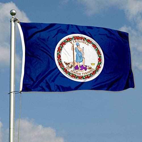 Sports Flags Pennants Company State of Virginia Flag 3x5 Foot Banner - Sports Collectibles, Sports Memorabilia, Sports Fan Shop, Sports Gifts