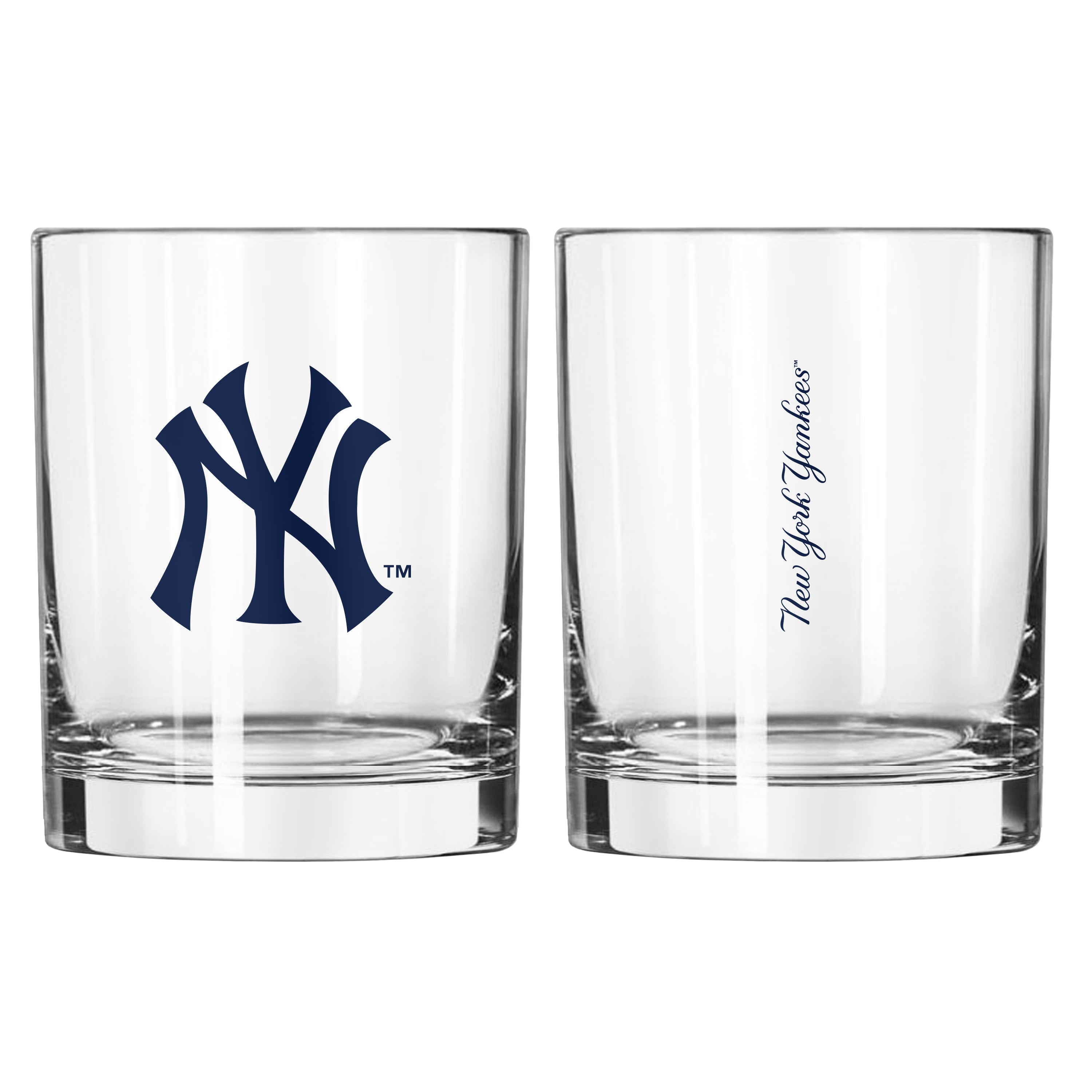 New York Yankees 14oz Gameday Rocks Glass