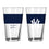 New York Yankees 16oz Colorblock Pint Glass