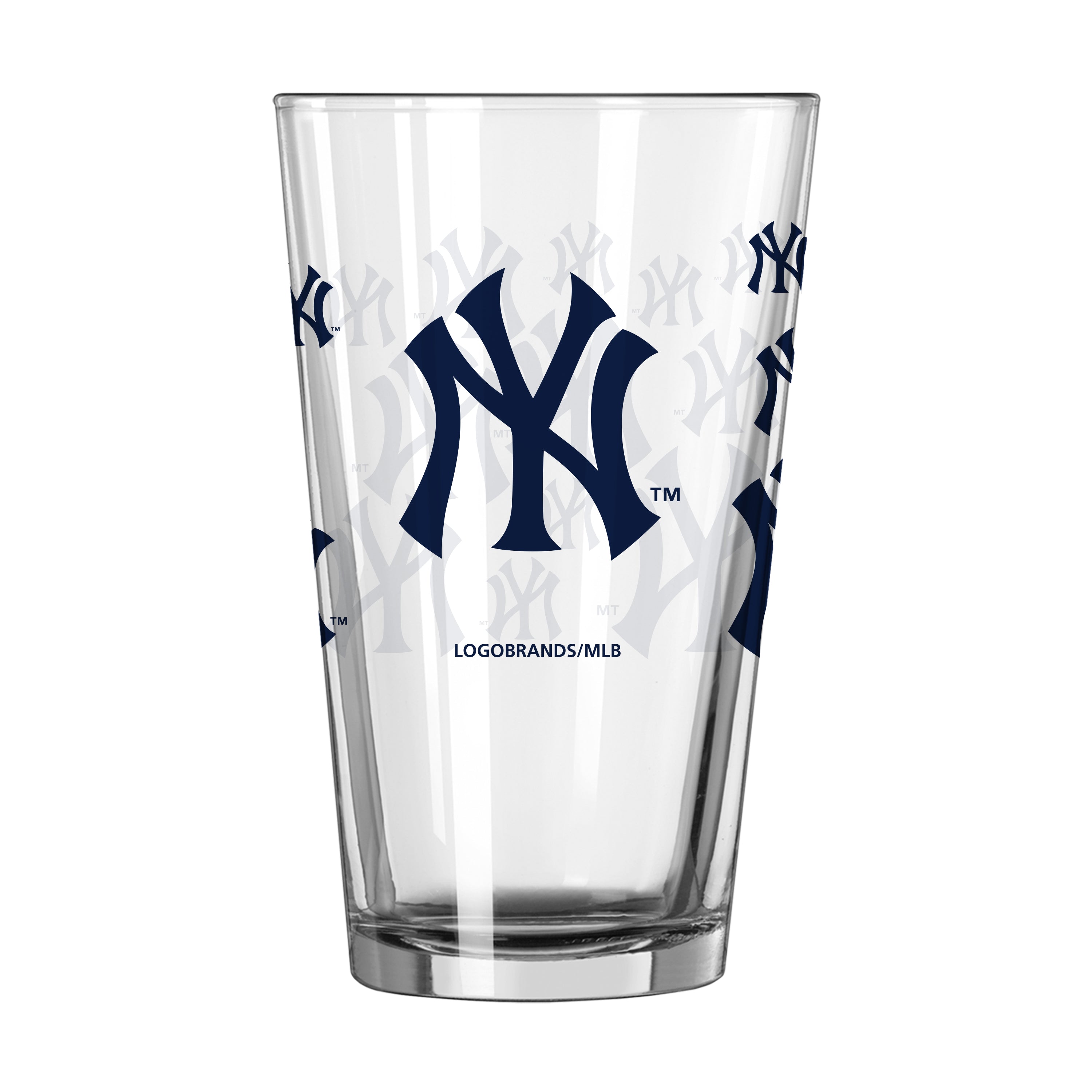 New York Yankees 16oz Scatter Pint Glass