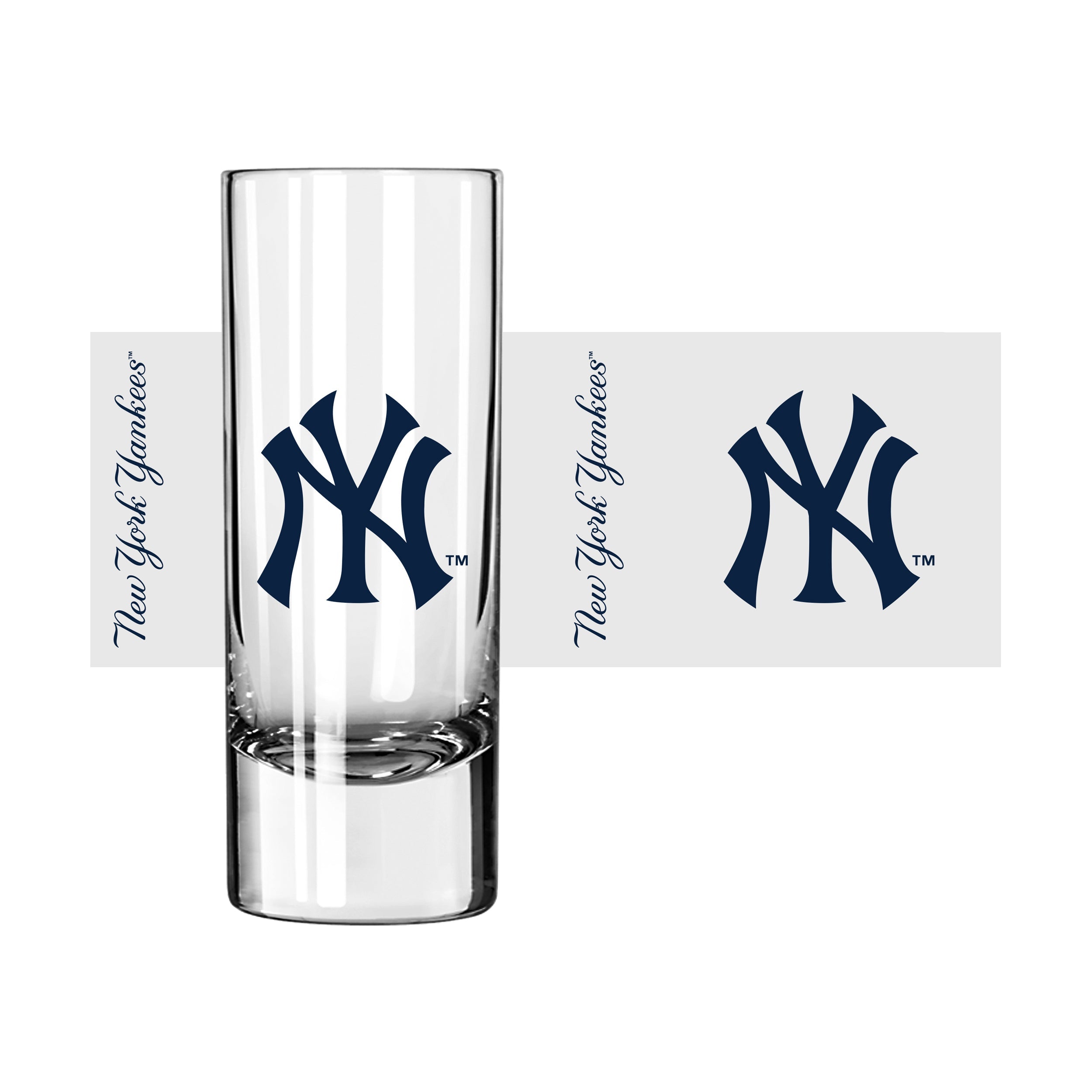 New York Yankees 2.5oz Gameday Shooter Glass - Sports Gifts, Sports Memorabilia, Sports Collectibles, Fan Shop