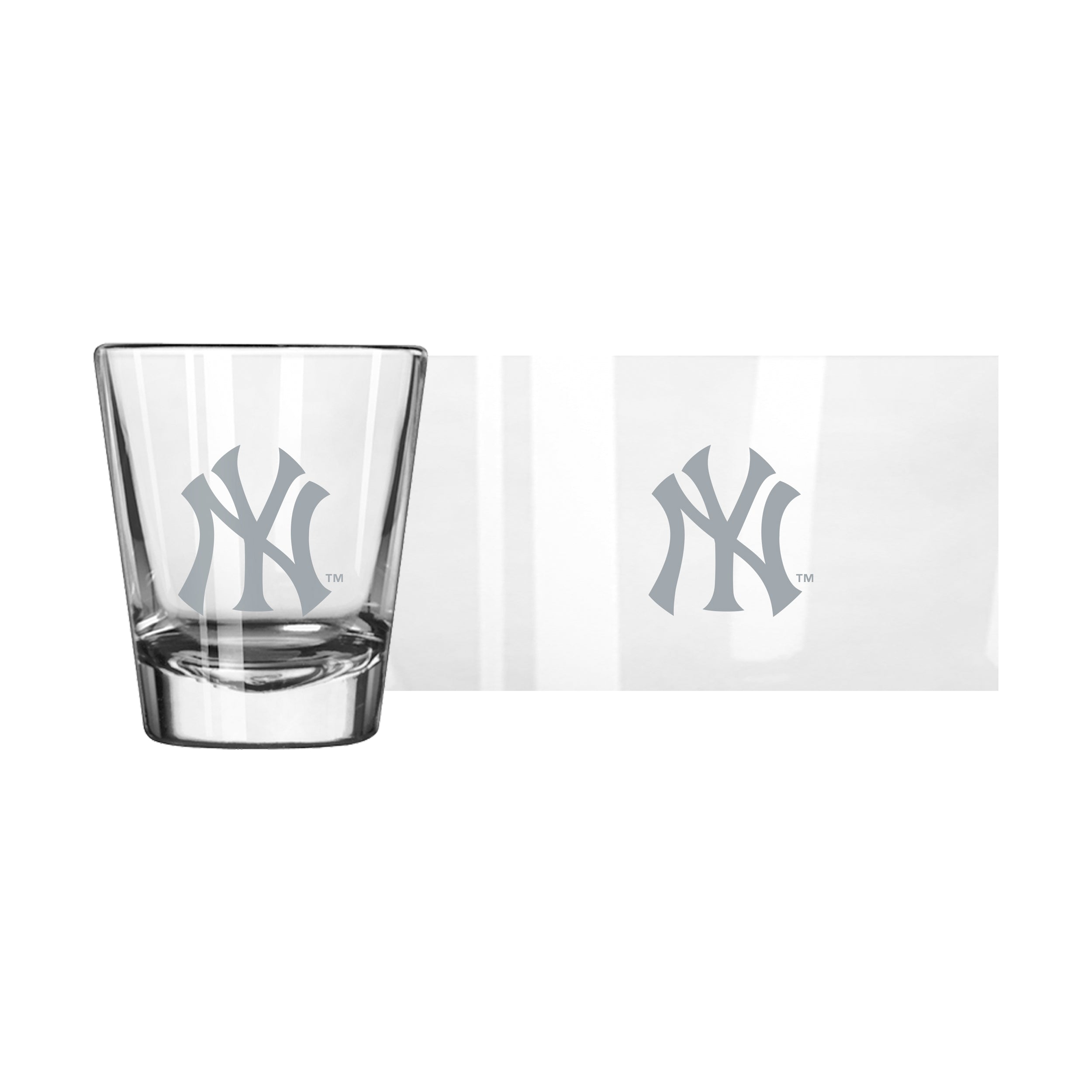 New York Yankees 2oz Frost Shot Glass - Sports Gifts, Sports Memorabilia, Sports Collectibles, Fan Shop