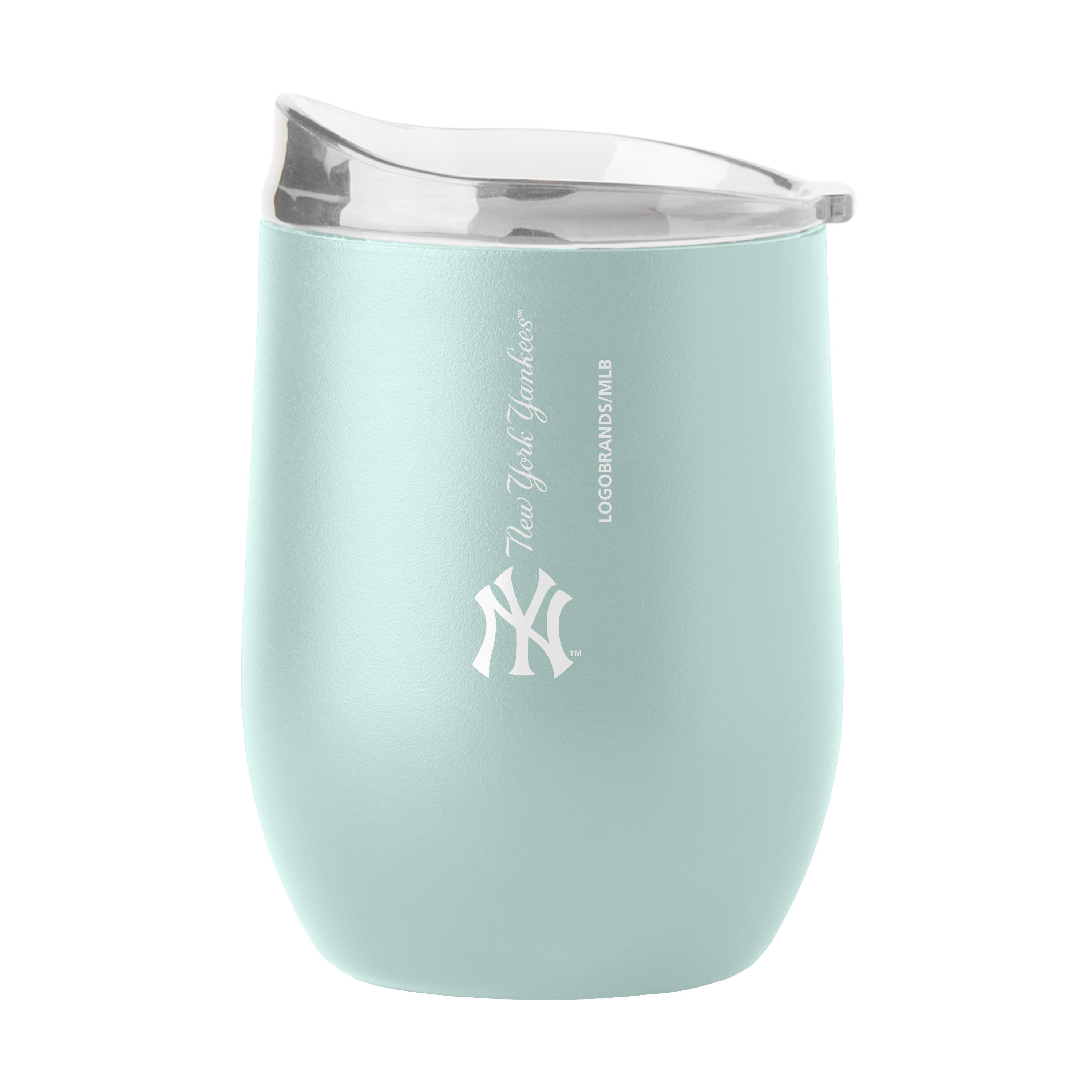 New York Yankees 16oz Vertical Powder Coat Curved Beverage