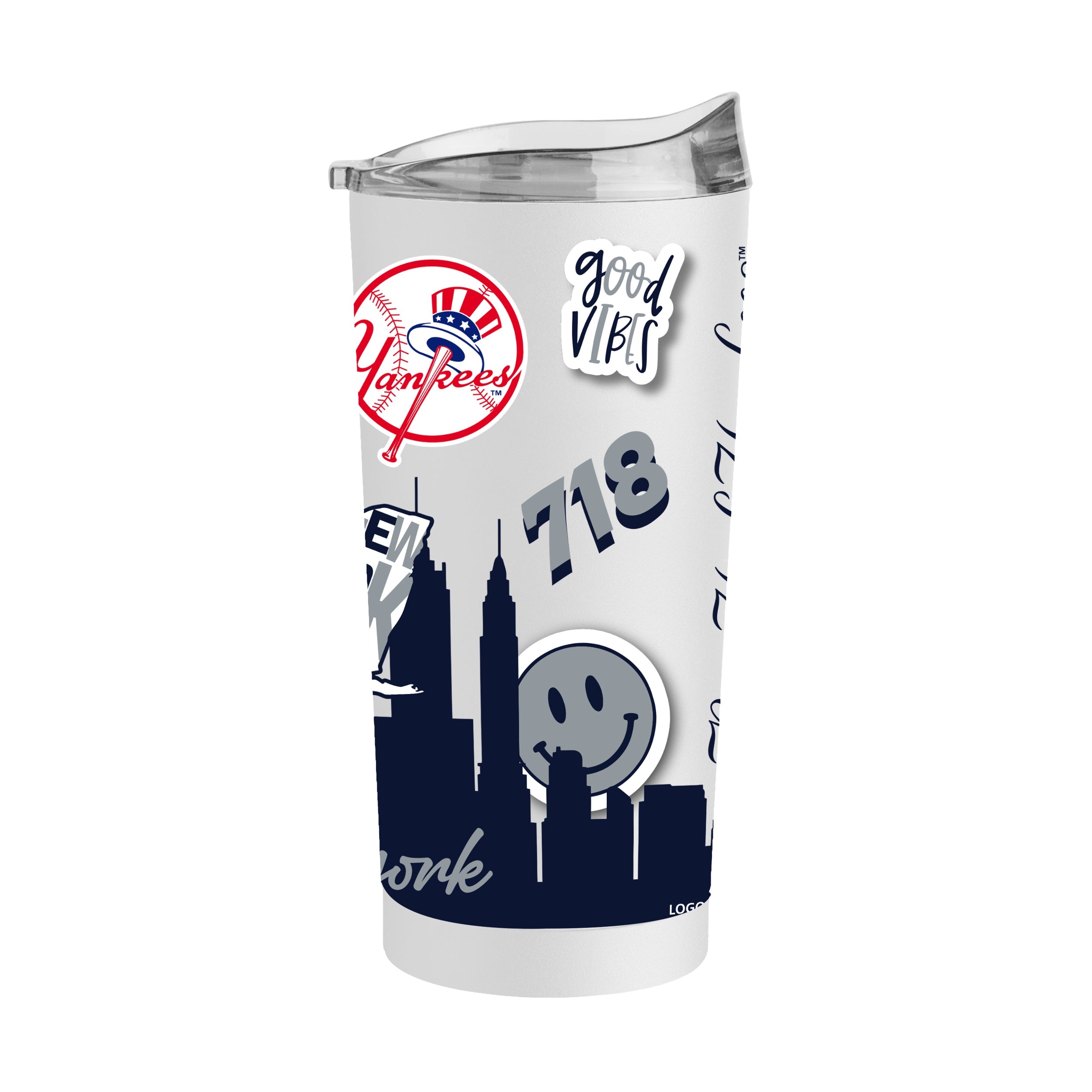 New York Yankees 20oz Native Powder Coat Tumbler - Sports Gifts, Sports Memorabilia, Sports Collectibles, Fan Shop