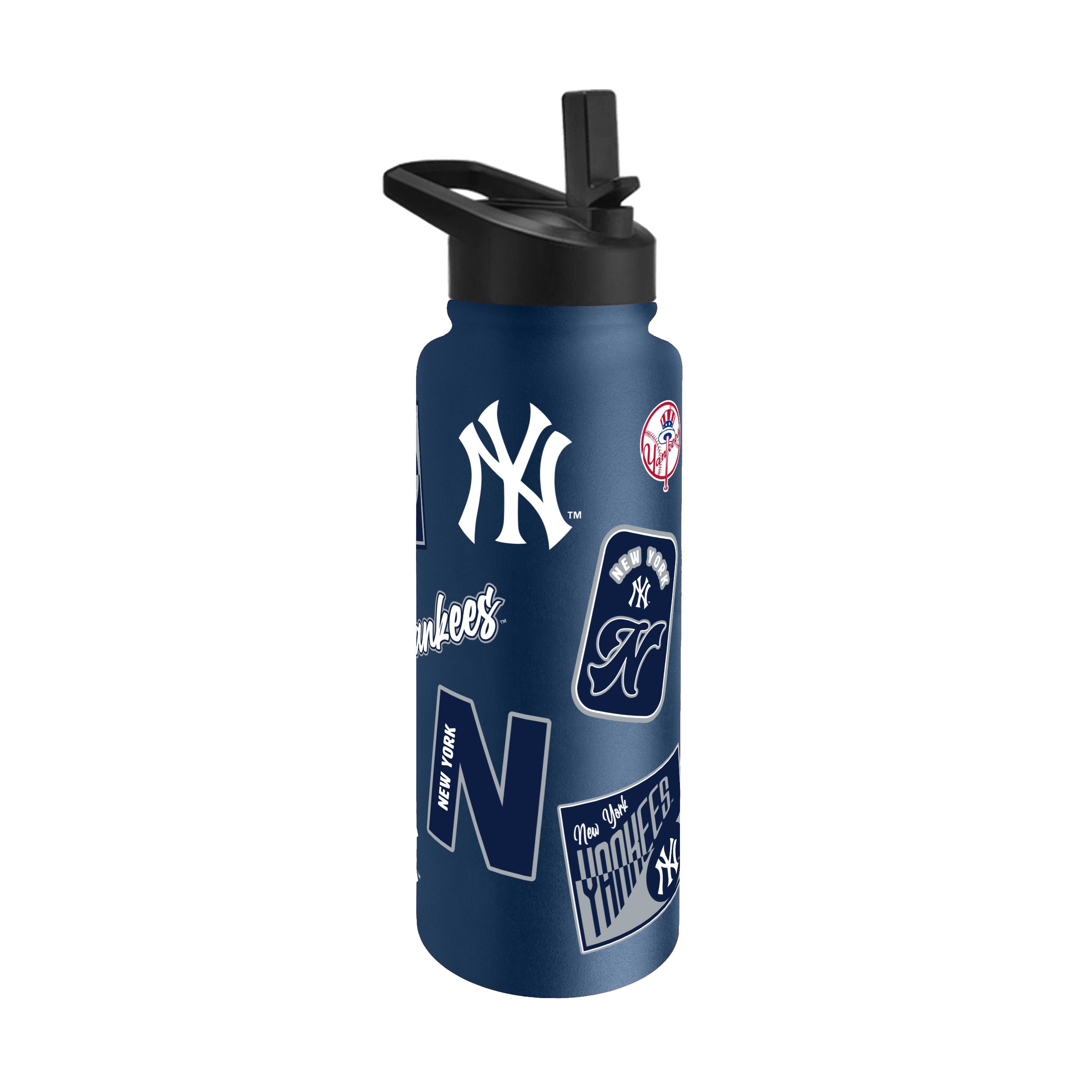 NY Yankees 34oz Dream Weave Quencher Bottle - Sports Gifts, Sports Memorabilia, Sports Collectibles, Fan Shop