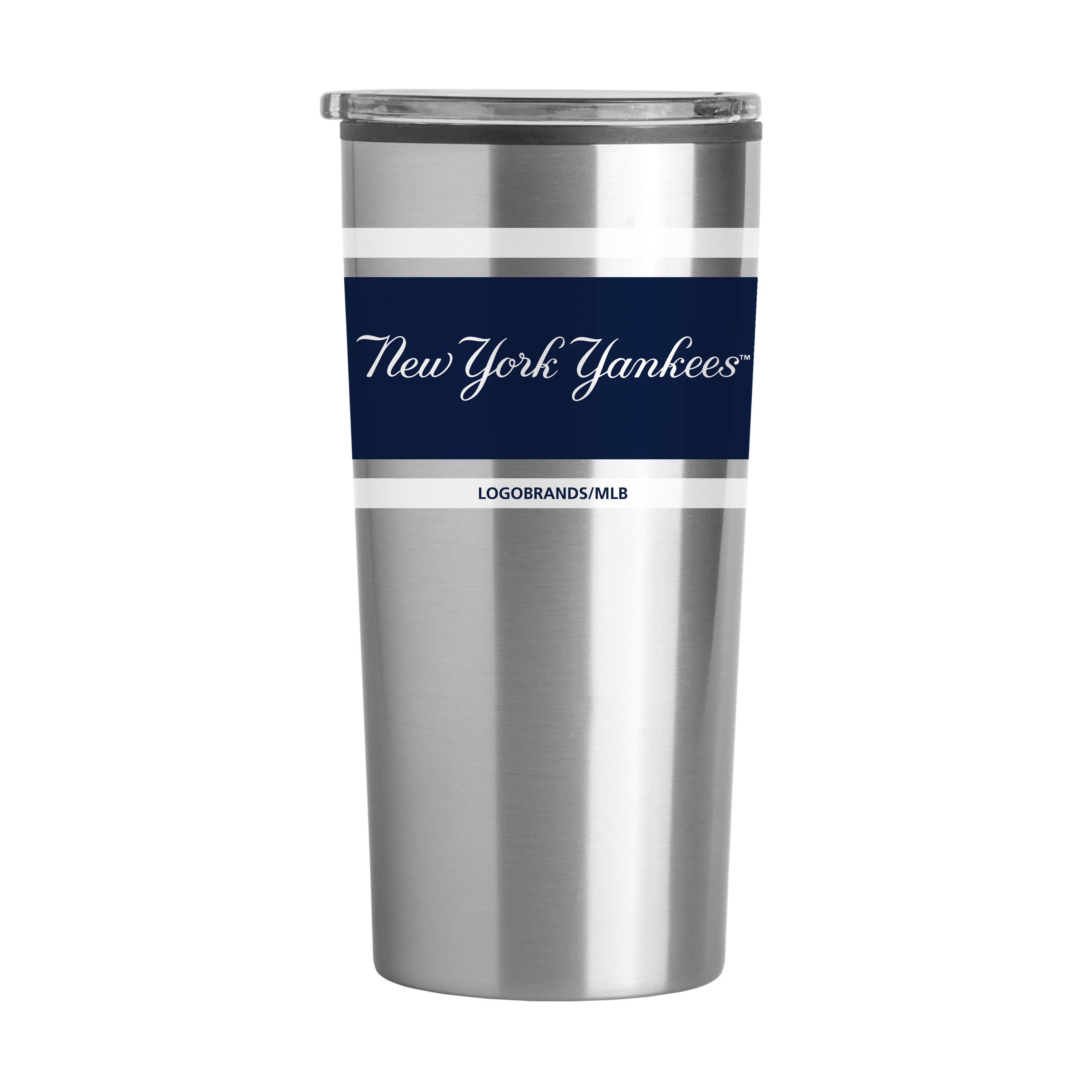 New York Yankees 20oz Stripe Fusion Tumbler - Sports Gifts, Sports Memorabilia, Sports Collectibles, Fan Shop