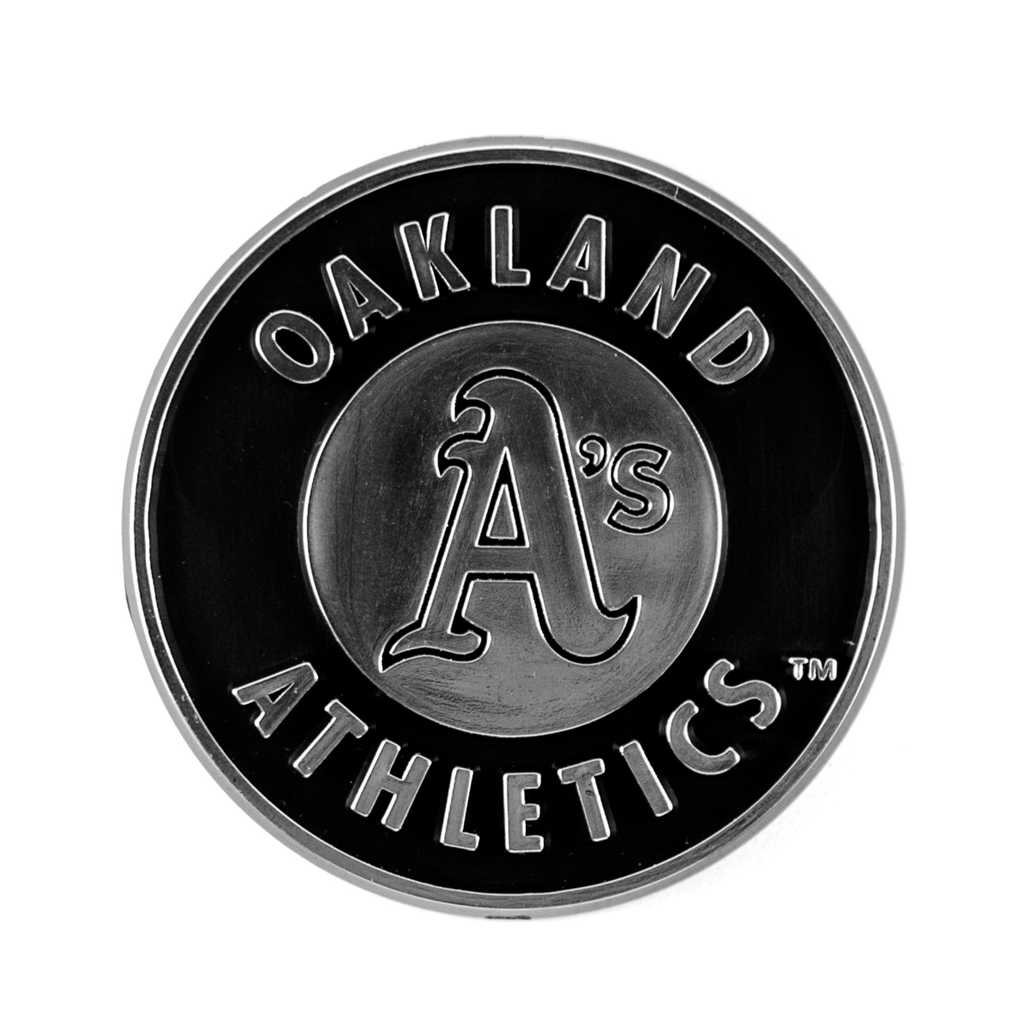 MLB - Oakland Athletics Plastic Chrome Emblem