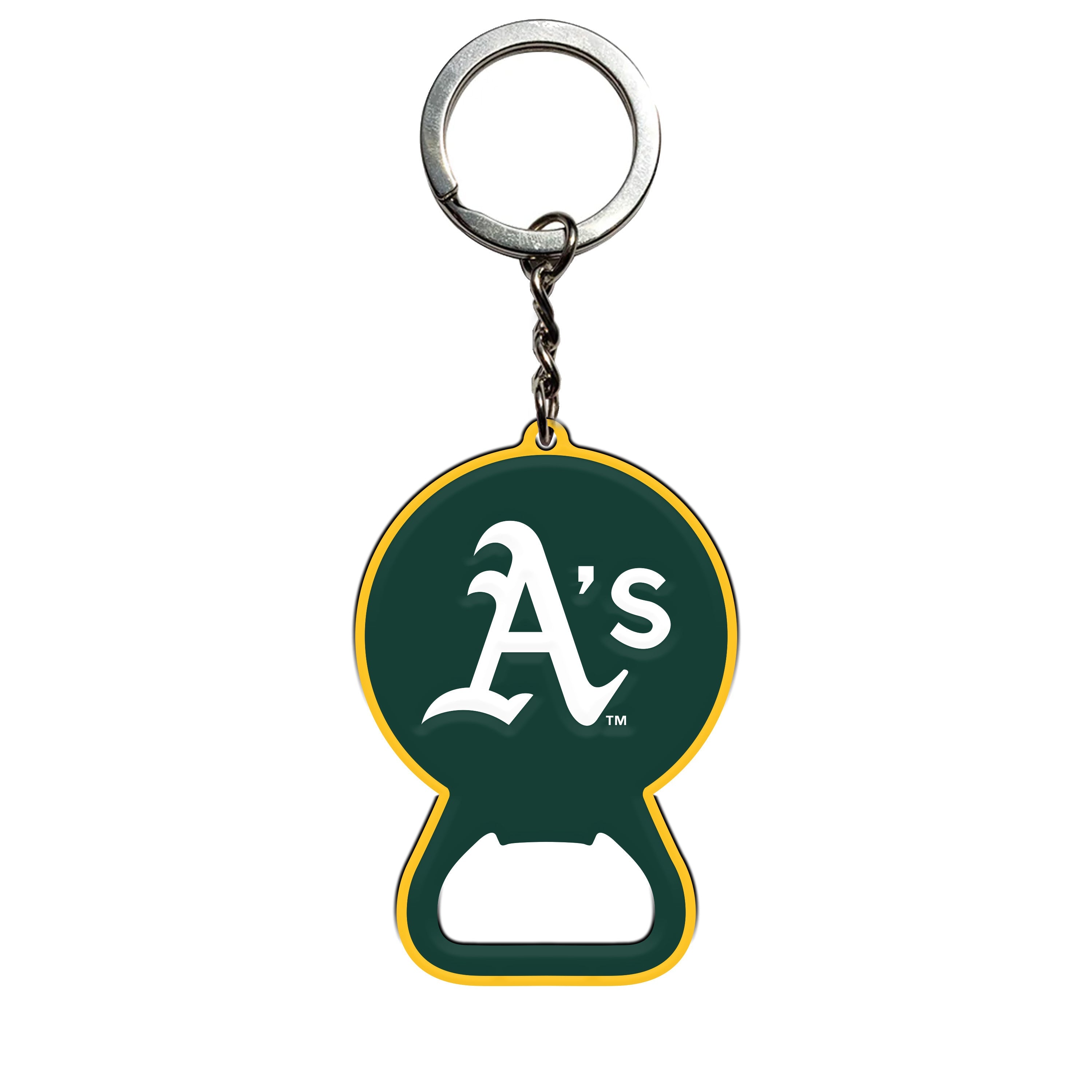 Athletics Keychain Bottle Opener