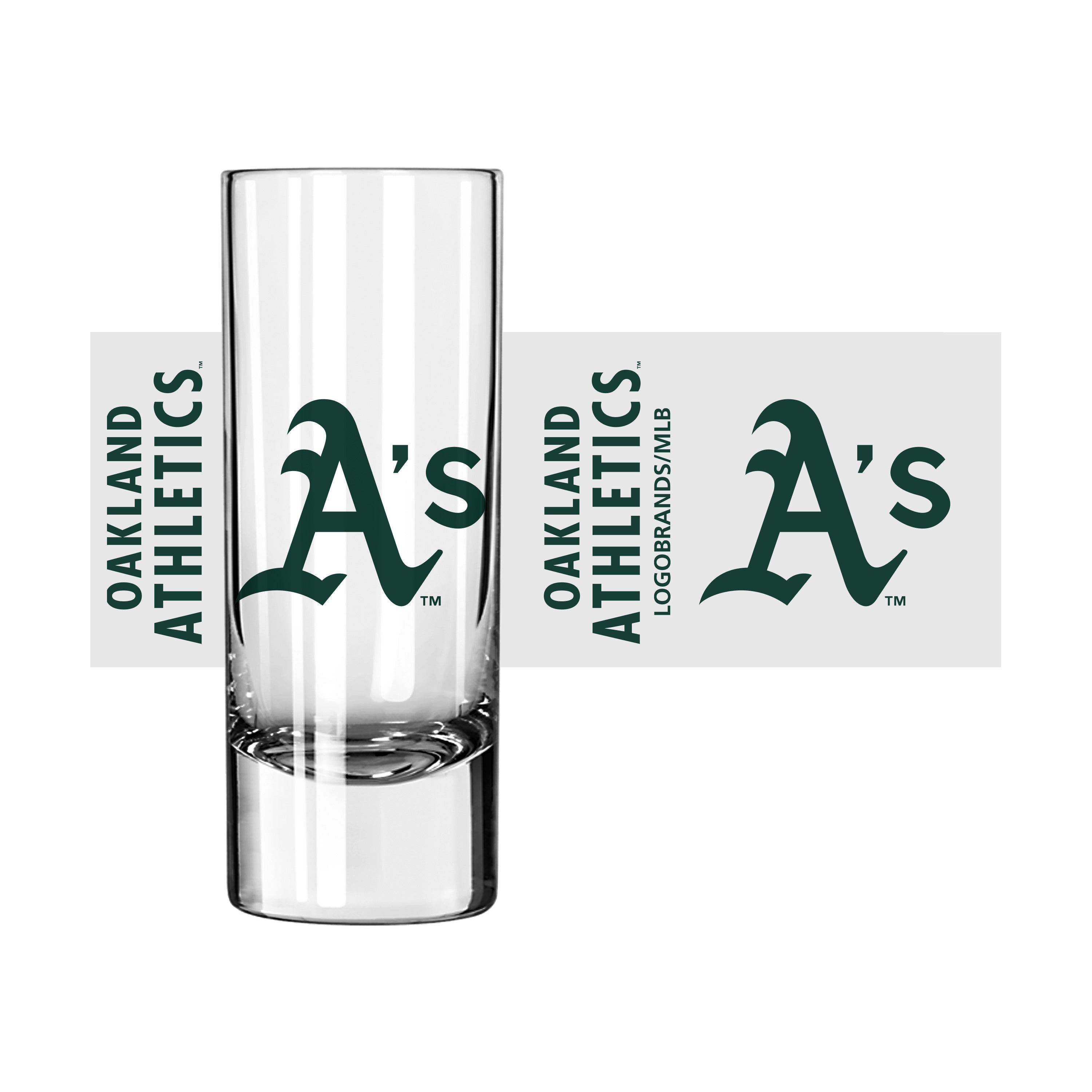 Athletics 2.5oz Gameday Shooter - Sports Gifts, Sports Memorabilia, Sports Collectibles, Fan Shop