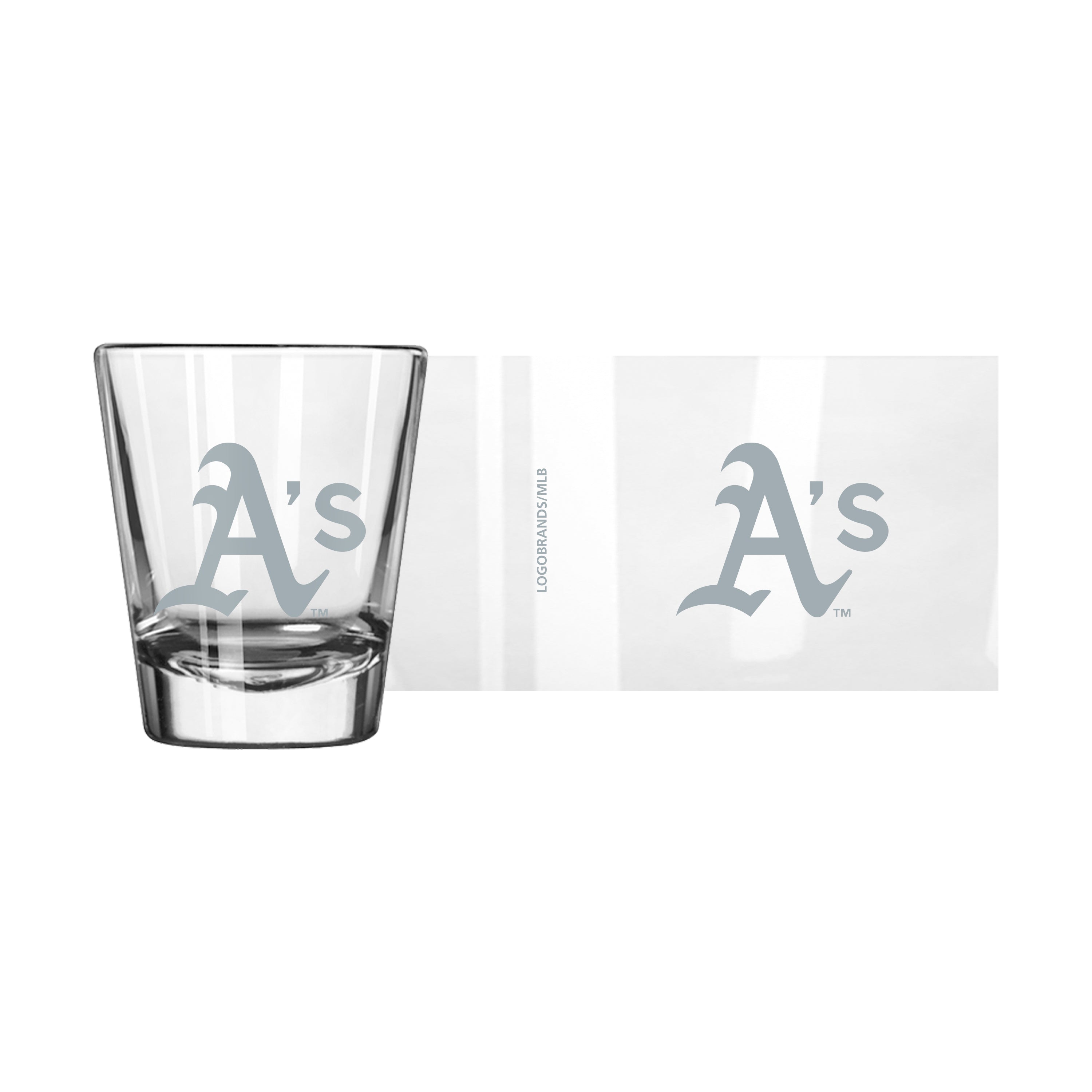 Athletics 2oz Frost Shot Glass - Sports Gifts, Sports Memorabilia, Sports Collectibles, Fan Shop