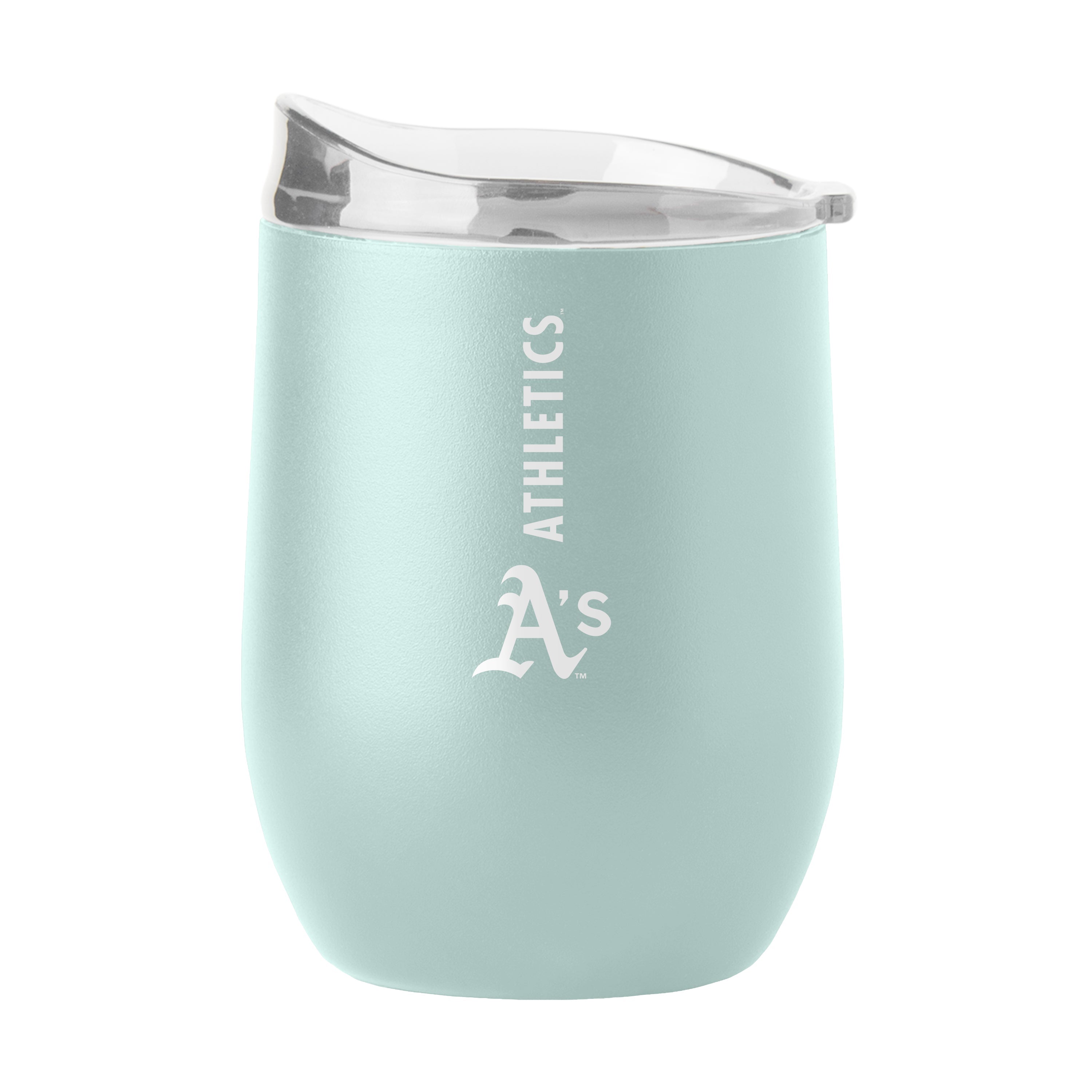Athletics 16oz Vertical Powder Coat Curved Beverage