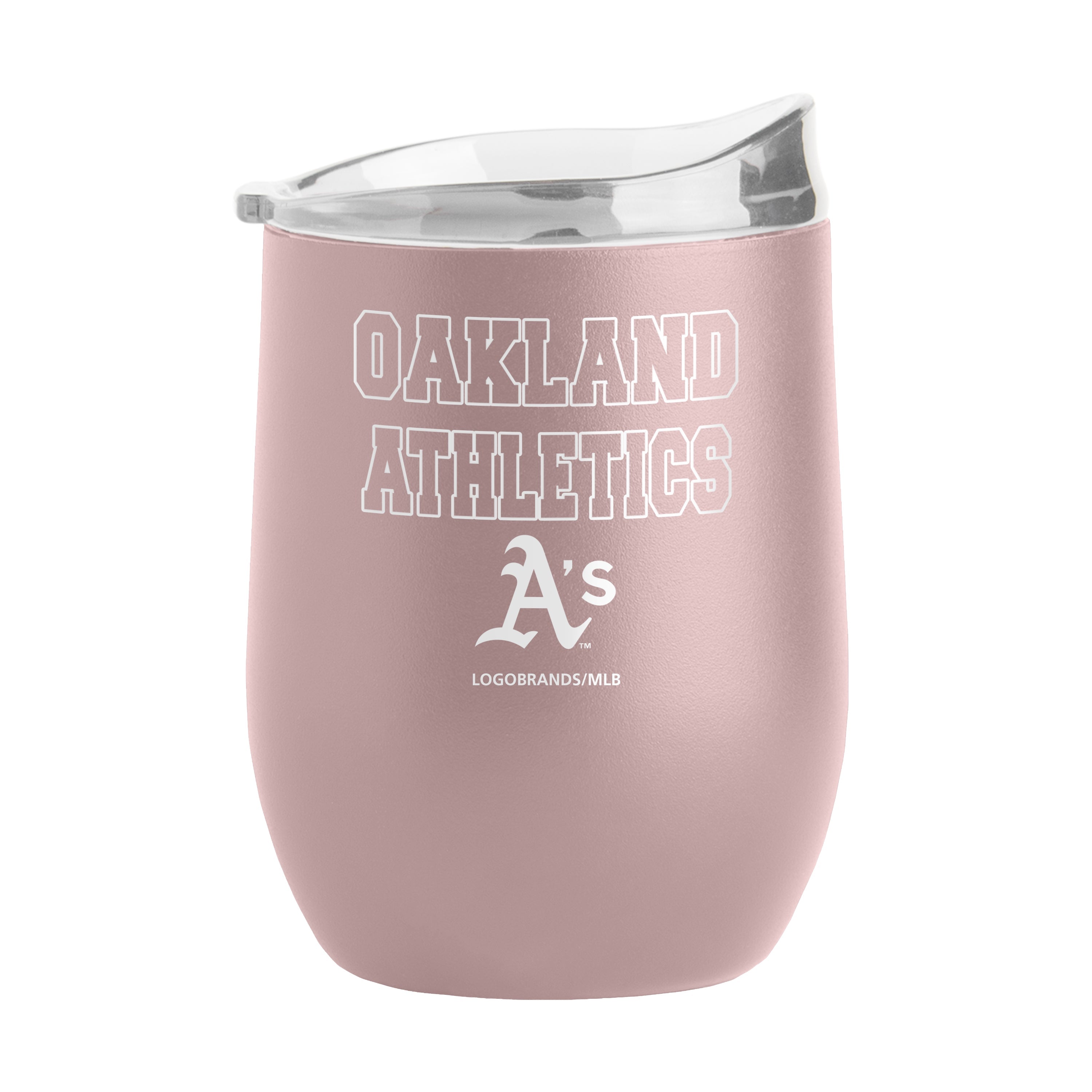 Athletics 16oz Stencil Powder Coat Curved Beverage - Sports Gifts, Sports Memorabilia, Sports Collectibles, Fan Shop