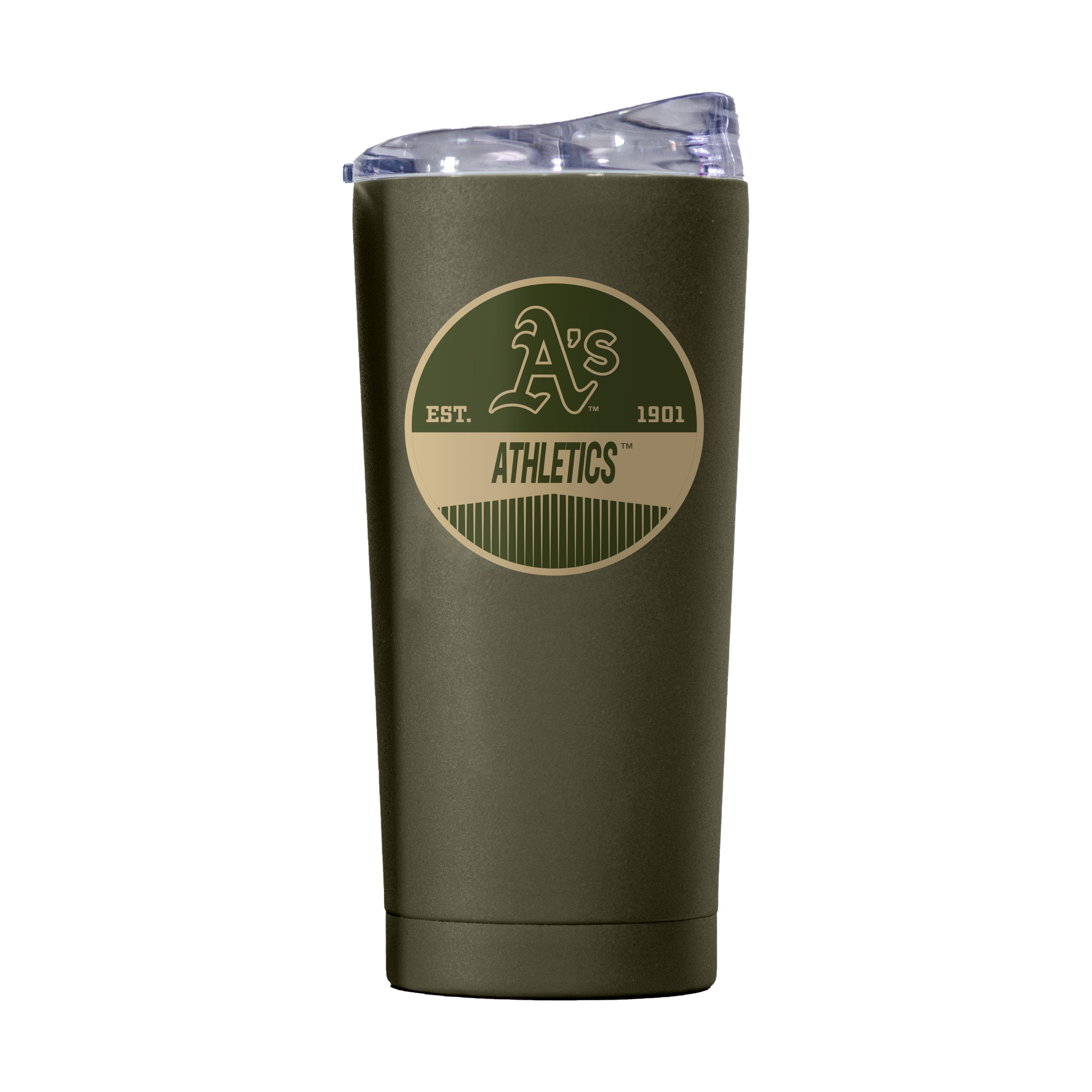 Athletics 20oz Badge Powder Coat Tumbler