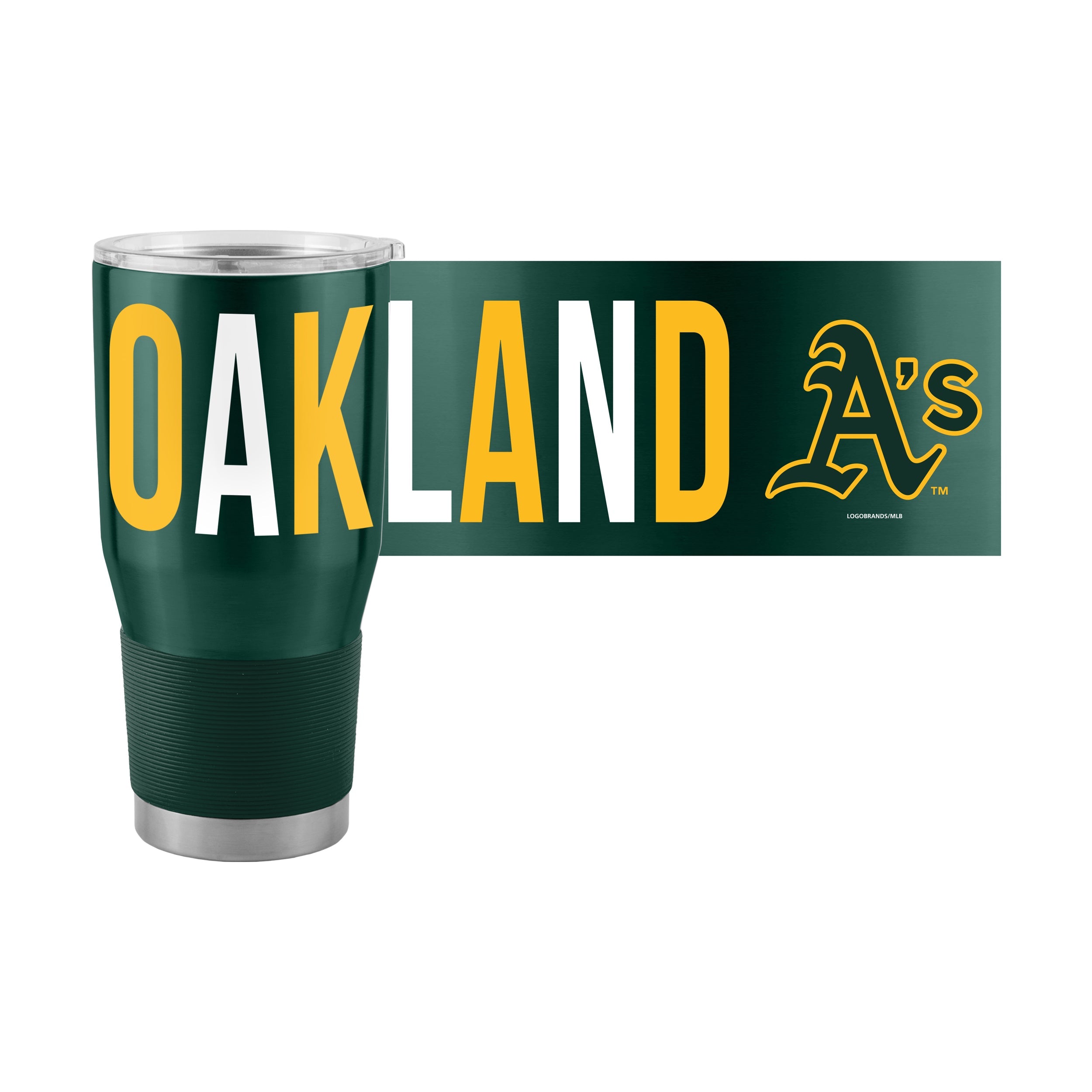 Athletics Overtime 30 oz Stainless Tumbler - Sports Gifts, Sports Memorabilia, Sports Collectibles, Fan Shop
