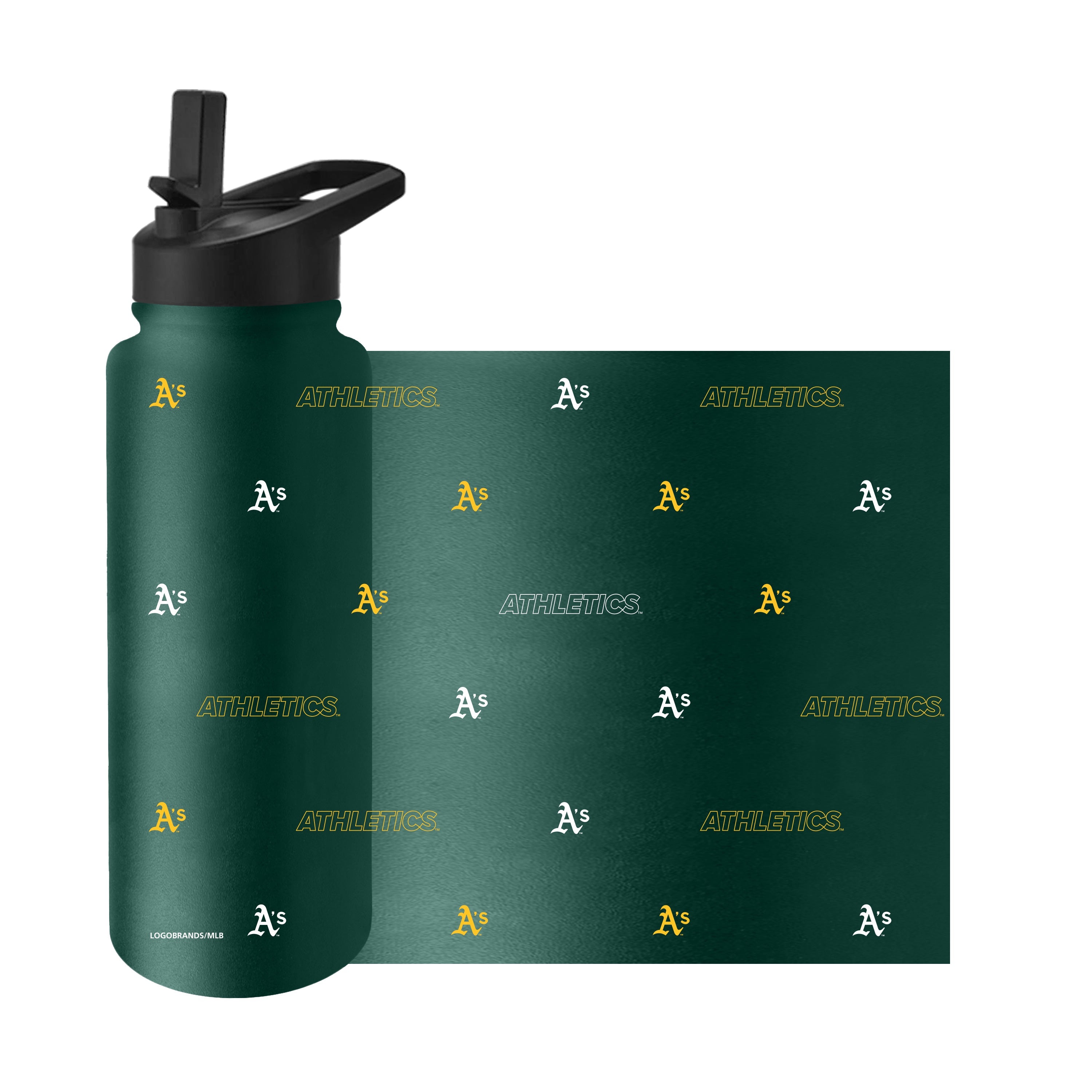 Athletics 34oz Step And Repeat Quencher Bottle - Sports Gifts, Sports Memorabilia, Sports Collectibles, Fan Shop
