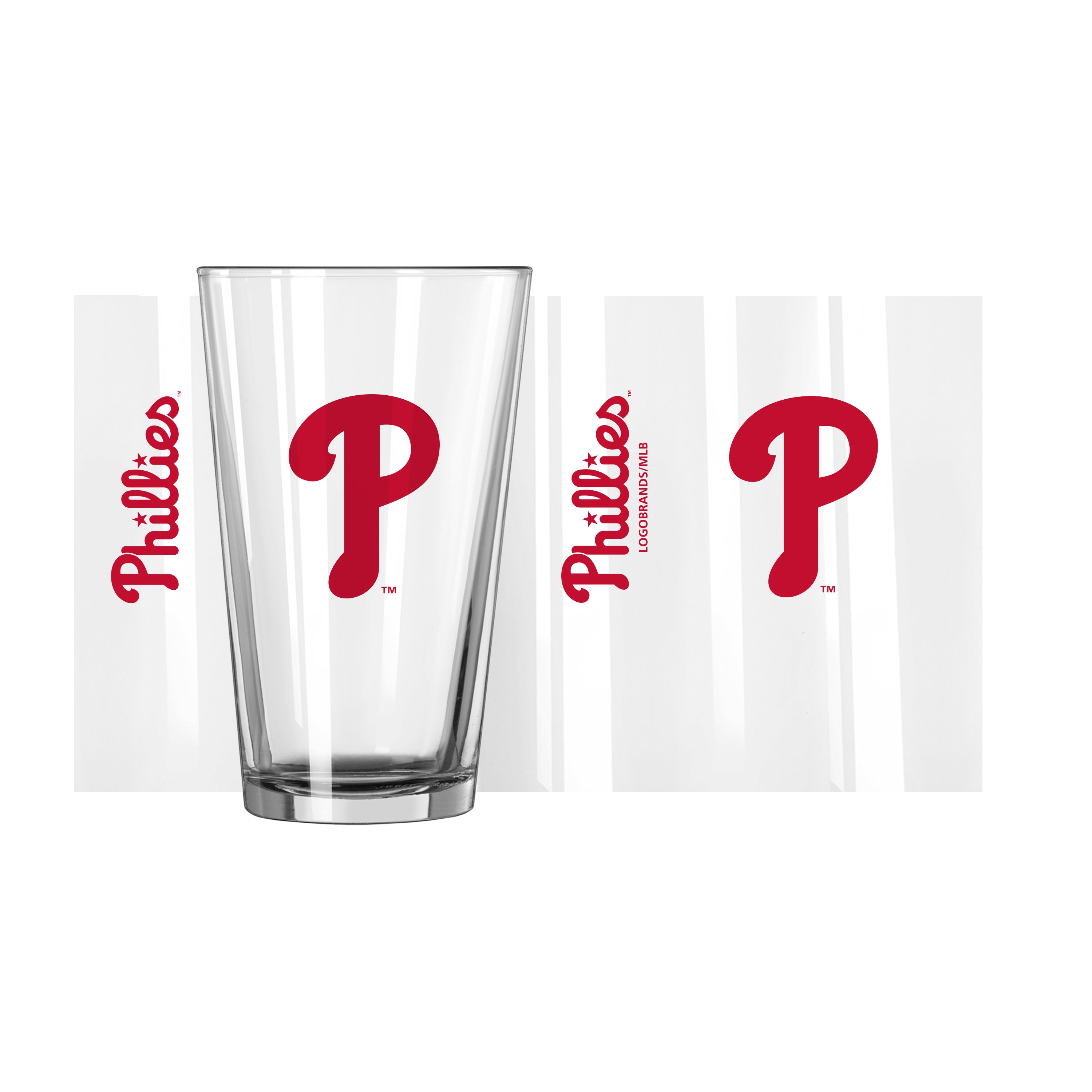 Philadelphia Phillies 16oz Gameday Pint Glass - Sports Gifts, Sports Memorabilia, Sports Collectibles, Fan Shop