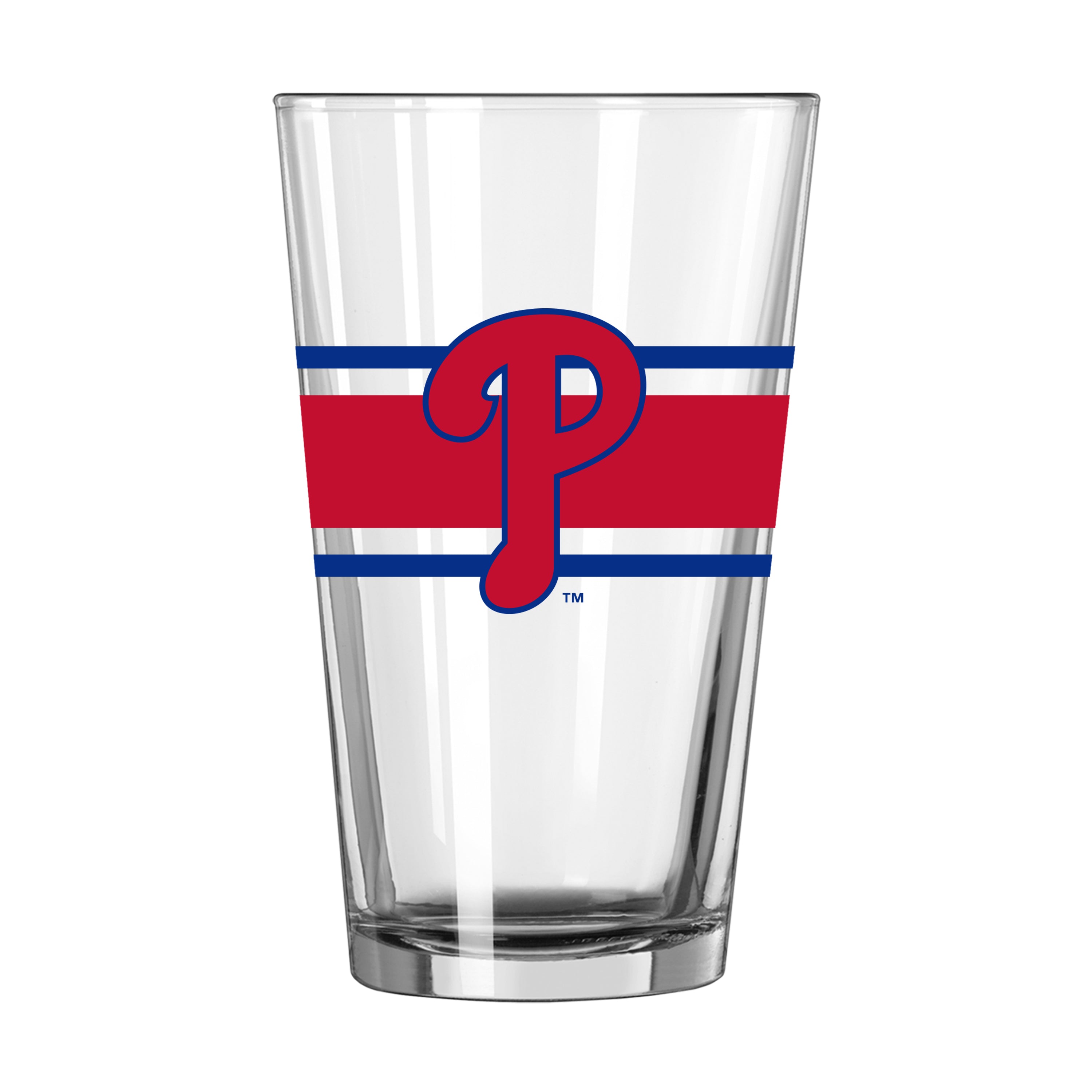 Philadelphia Phillies 16oz Stripe Pint Glass