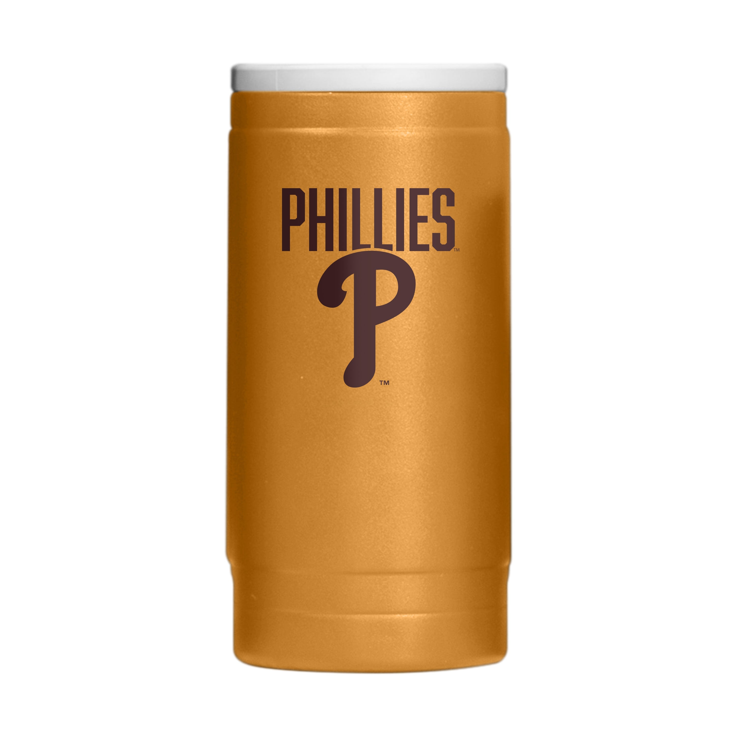 Philadelphia Phillies Huddle Powder Coat Slim Can Coolie - Sports Gifts, Sports Memorabilia, Sports Collectibles, Fan Shop