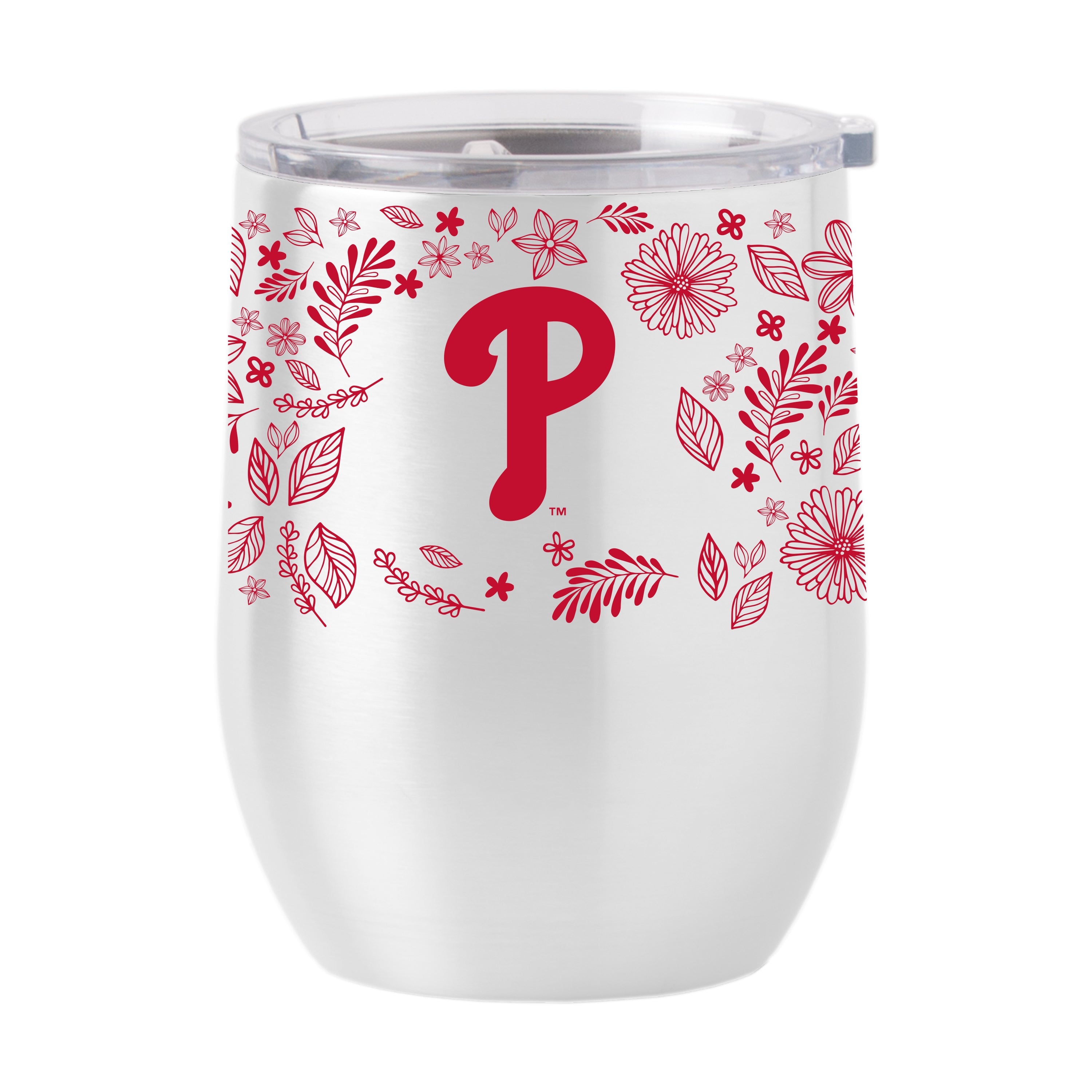 Philadelphia Phillies 16oz Botanical Stainless Curved Beverage