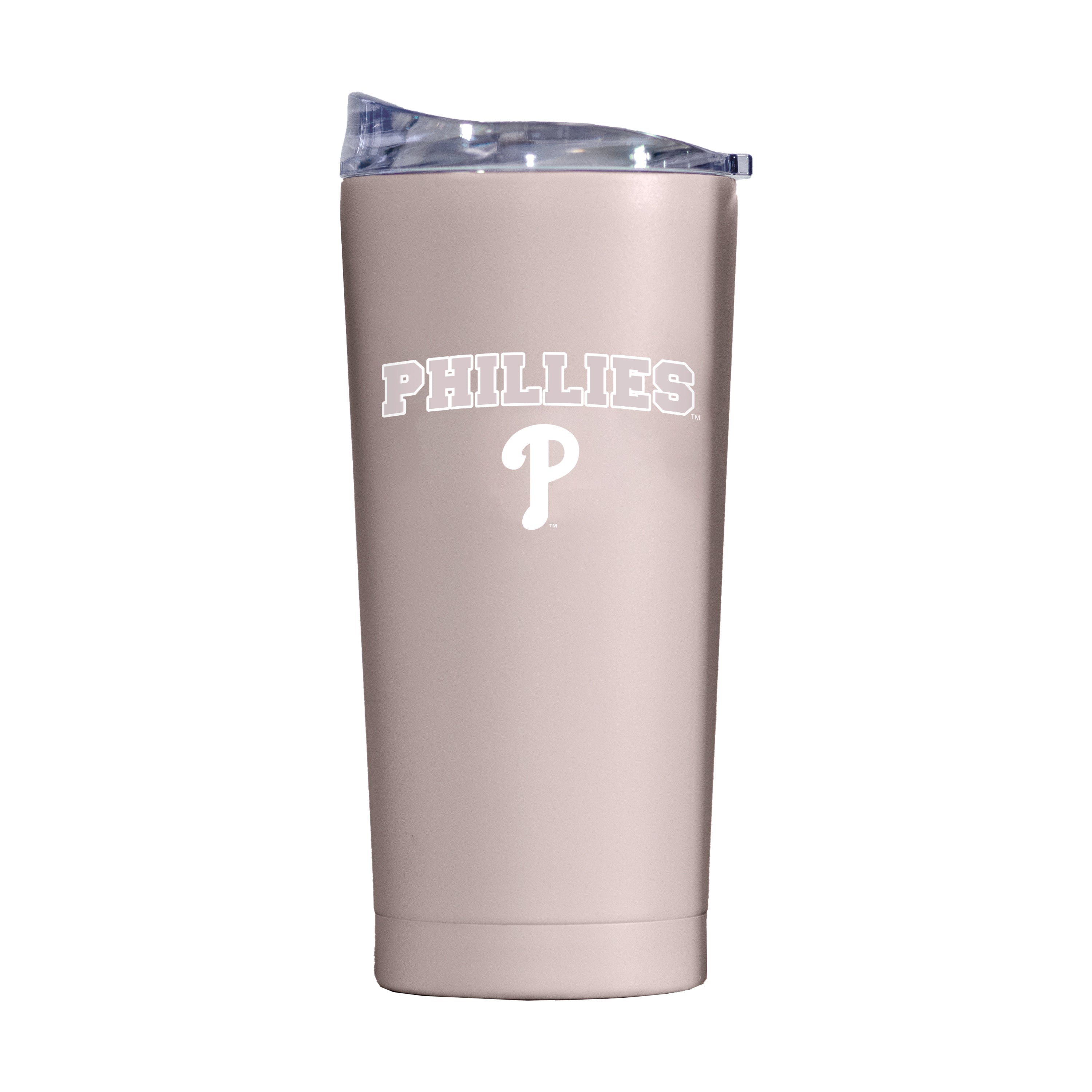 Philadelphia Phillies 20oz Stencil Powder Coat Tumbler - Sports Gifts, Sports Memorabilia, Sports Collectibles, Fan Shop