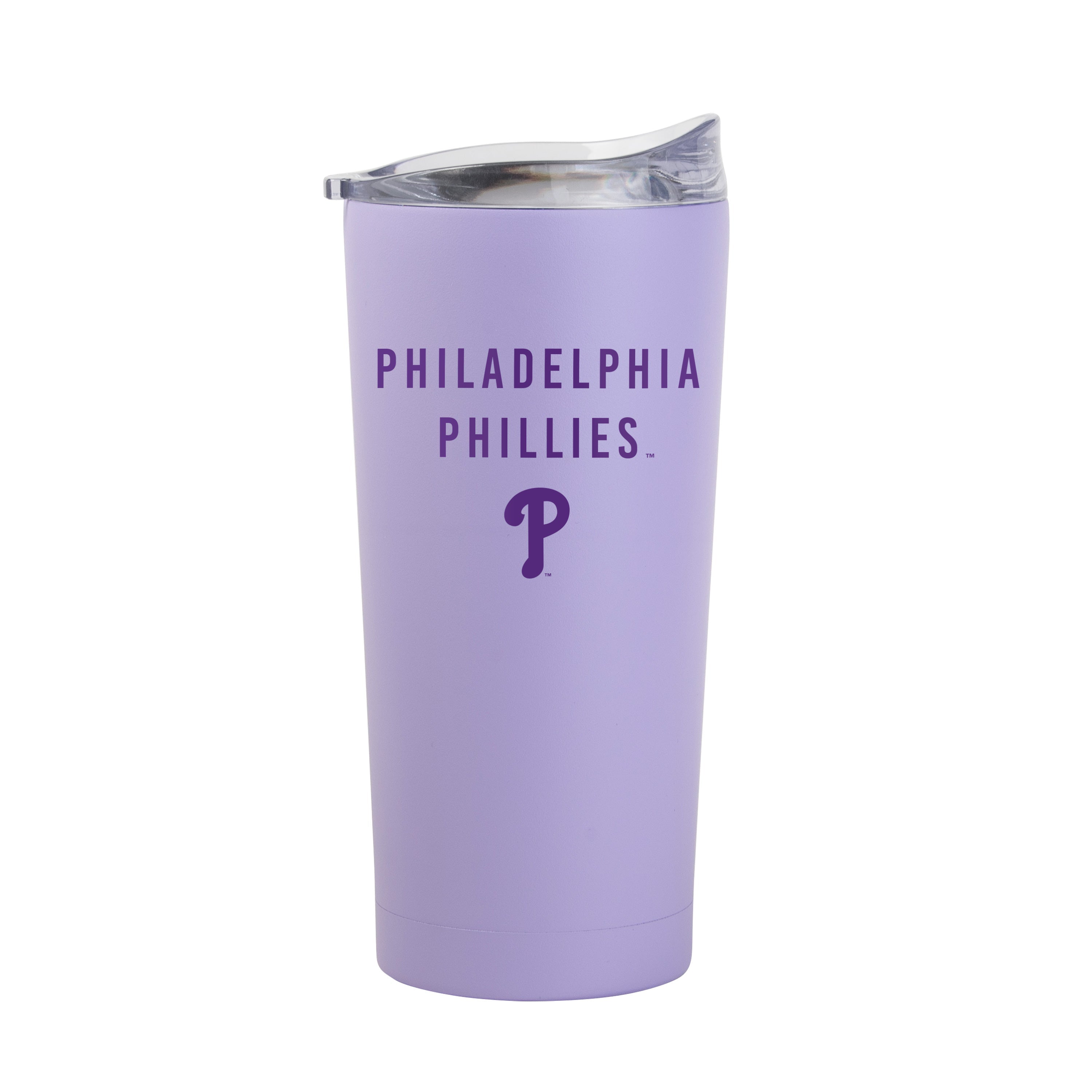 Philadelphia Phillies 20oz Tonal Lavender Powder Coat Tumbler - Sports Gifts, Sports Memorabilia, Sports Collectibles, Fan Shop