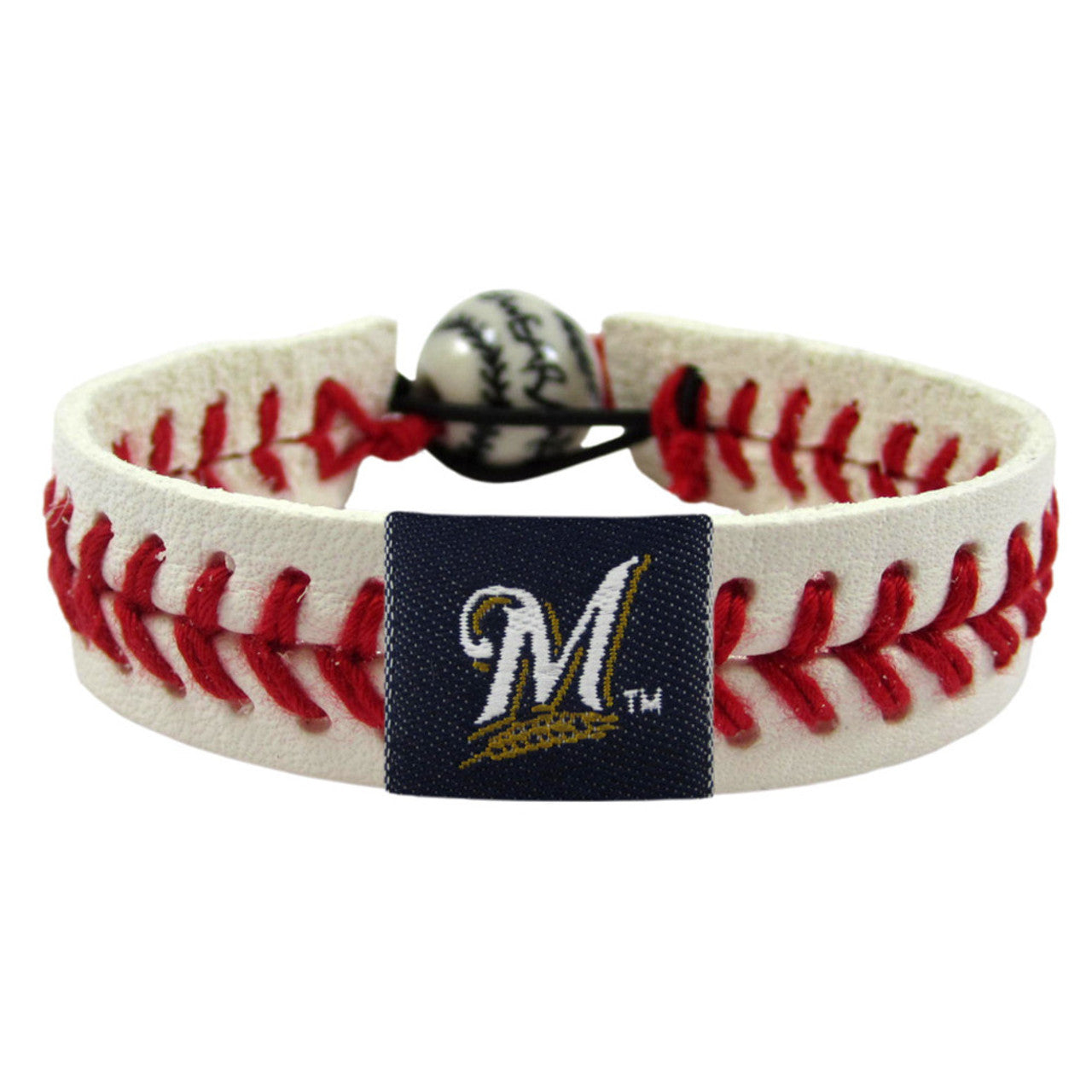 Milwaukee Brewers Bracelet Classic Baseball CO - Sports Collectibles, Sports Memorabilia, Sports Fan Shop, Sports Gifts