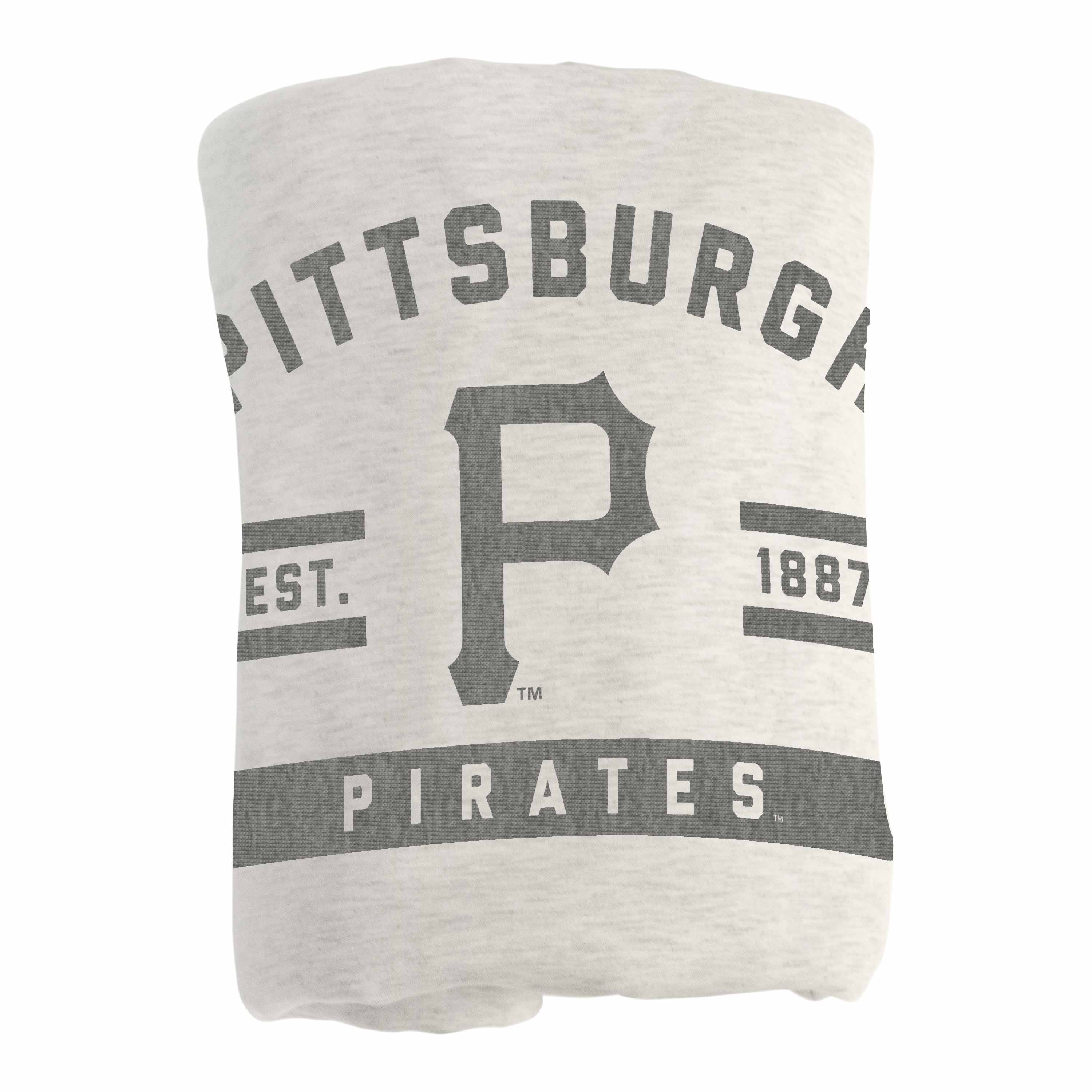 Pittsburgh Pirates Oatmeal Sweatshirt Blanket - Sports Gifts, Sports Memorabilia, Sports Collectibles, Fan Shop