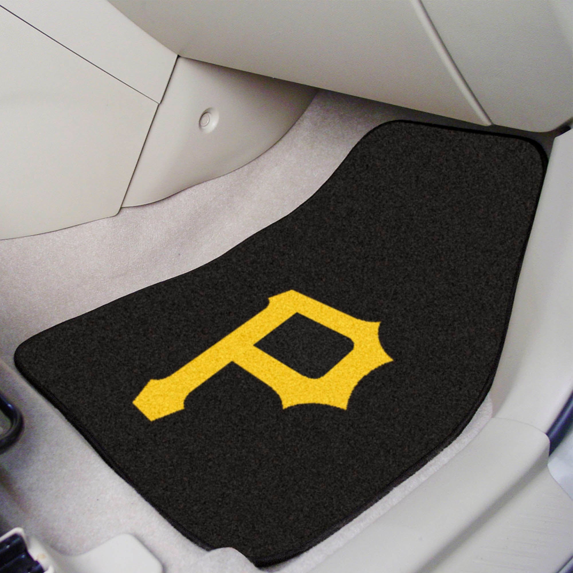 MLB - Pittsburgh Pirates 2-pc Carpet Car Mat Set - Sports Gifts, Sports Memorabilia, Sports Collectibles, Fan Shop
