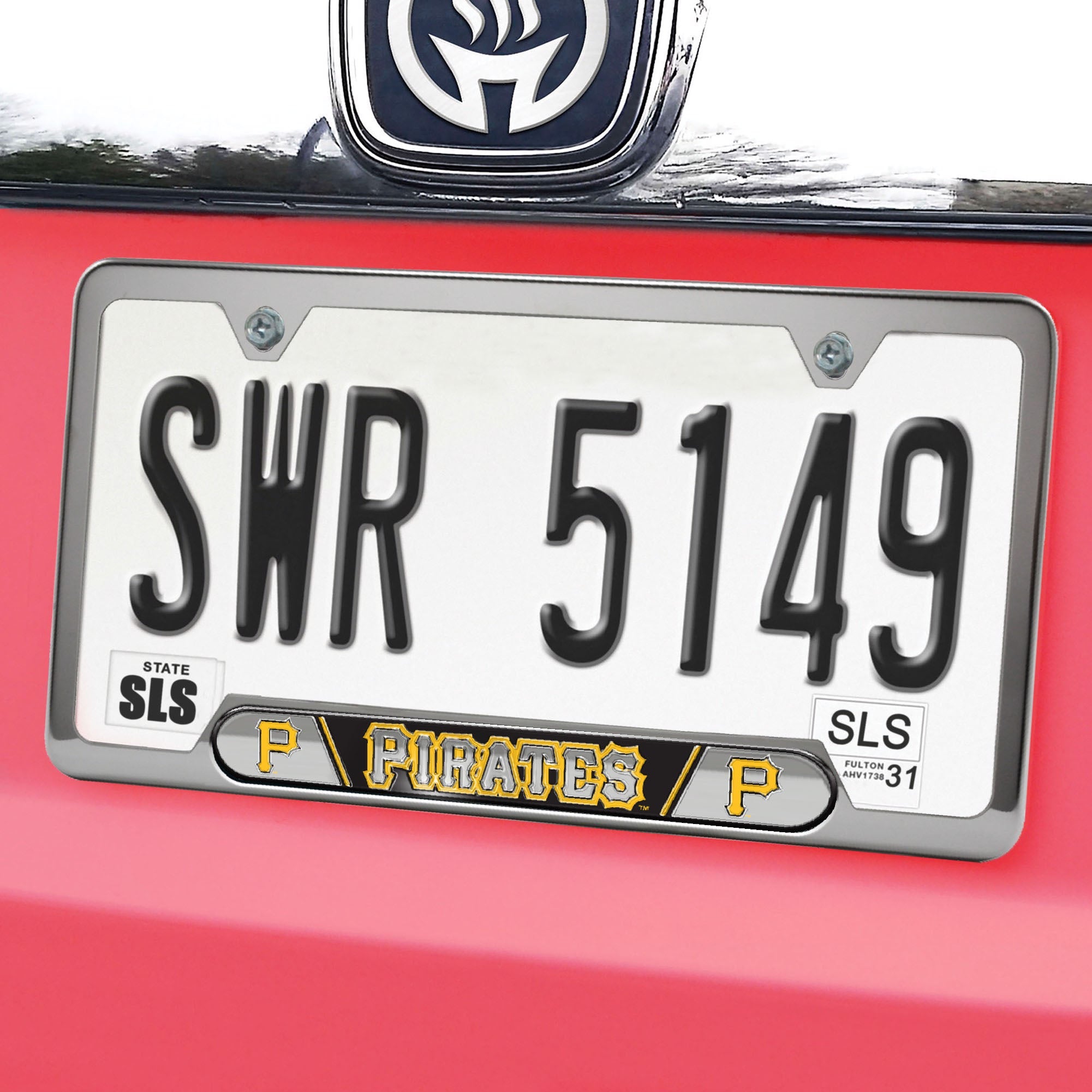 MLB - Pittsburgh Pirates Embossed License Plate Frame - Sports Gifts, Sports Memorabilia, Sports Collectibles, Fan Shop