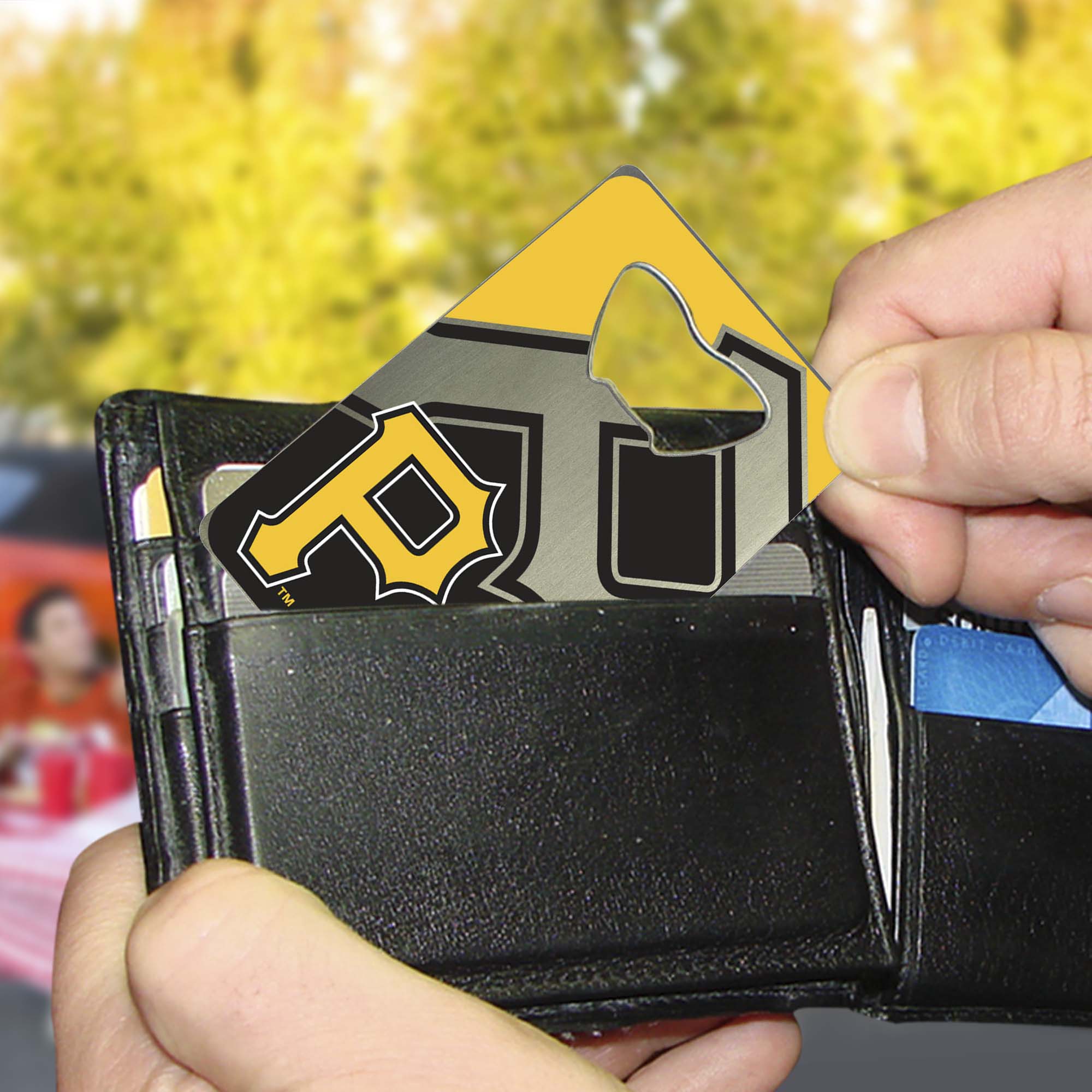 MLB - Pittsburgh Pirates Credit Card Bottle Opener - Sports Gifts, Sports Memorabilia, Sports Collectibles, Fan Shop