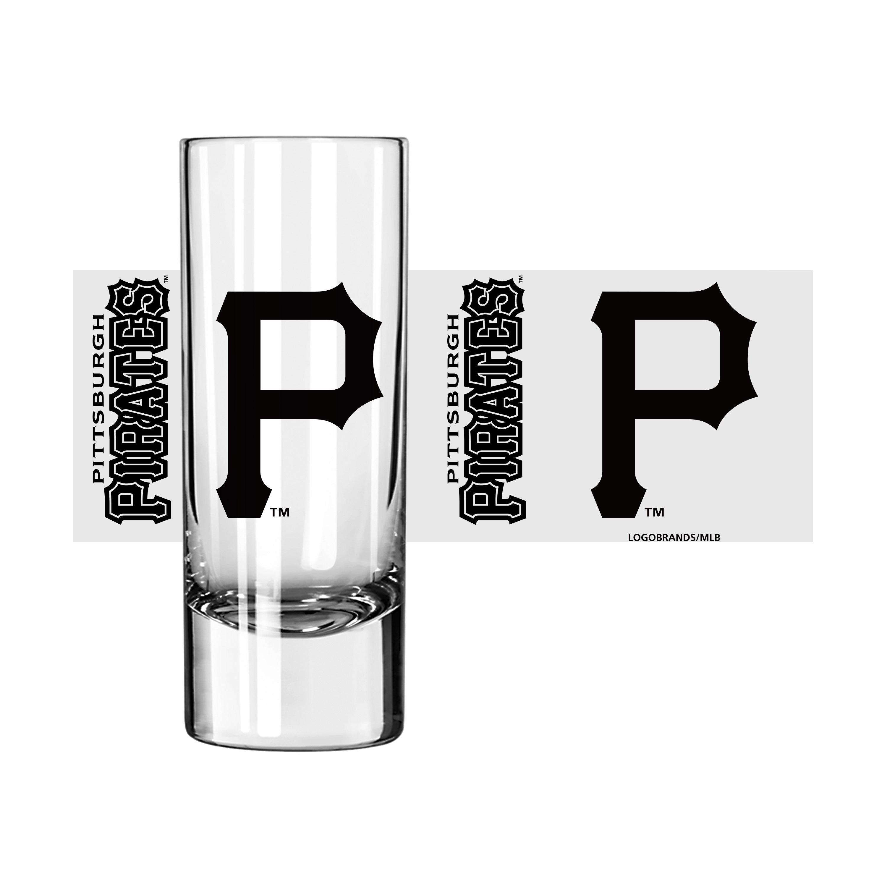 Pittsburgh Pirates 2.5oz Gameday Shooter Glass - Sports Gifts, Sports Memorabilia, Sports Collectibles, Fan Shop