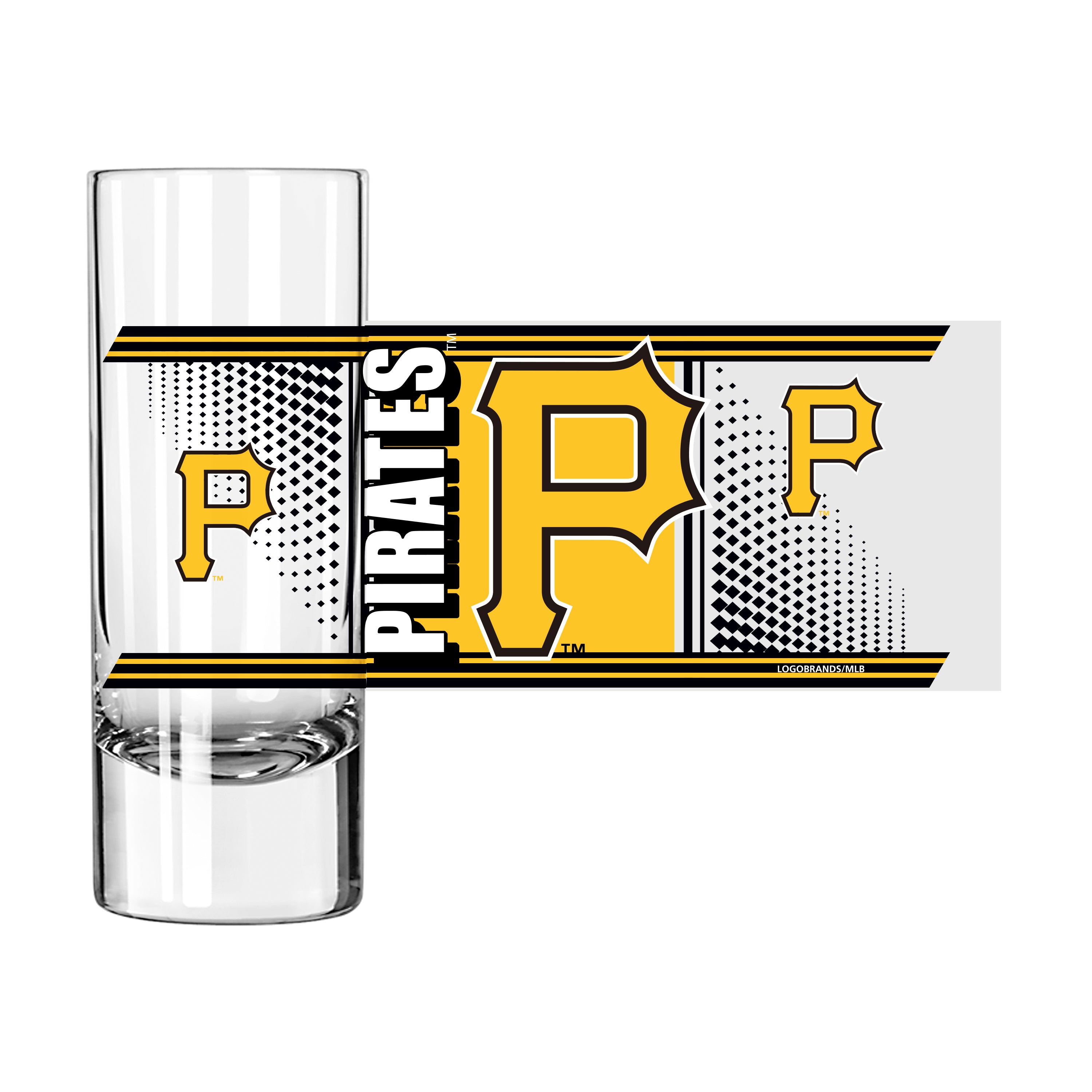 Pittsburgh Pirates 2.5oz Hero Shooter Glass - Sports Gifts, Sports Memorabilia, Sports Collectibles, Fan Shop