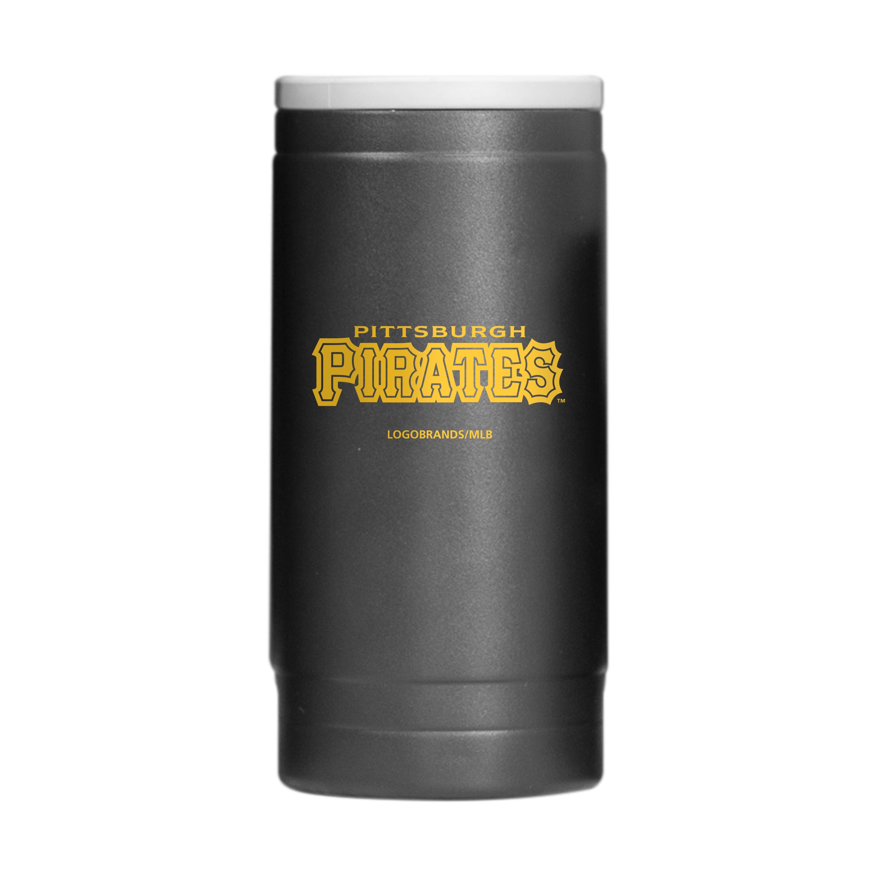 Pittsburgh Pirates Flipside Powder Coat Slim Can Coolie - Sports Gifts, Sports Memorabilia, Sports Collectibles, Fan Shop