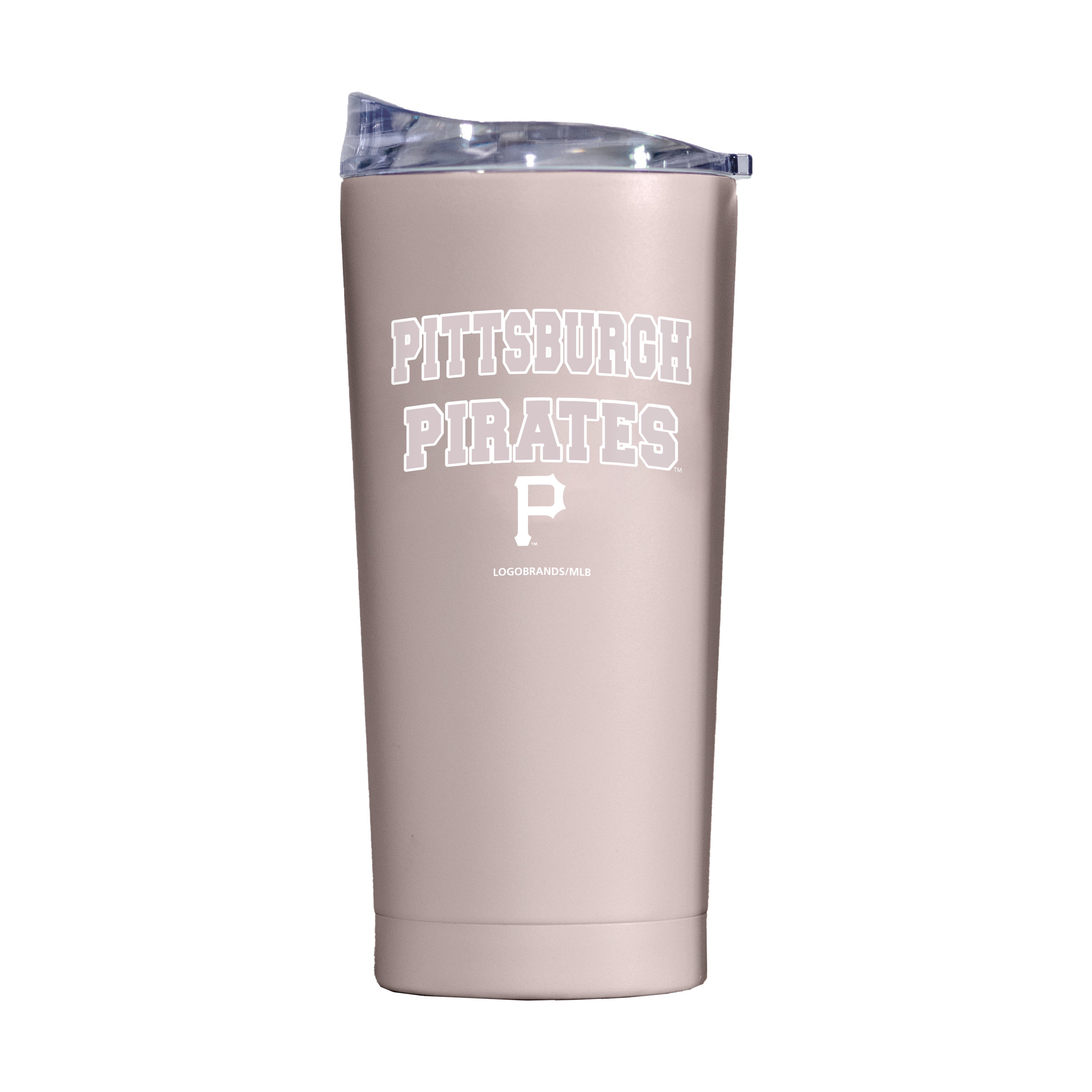 Pittsburgh Pirates 20oz Stencil Powder Coat Tumbler - Sports Gifts, Sports Memorabilia, Sports Collectibles, Fan Shop