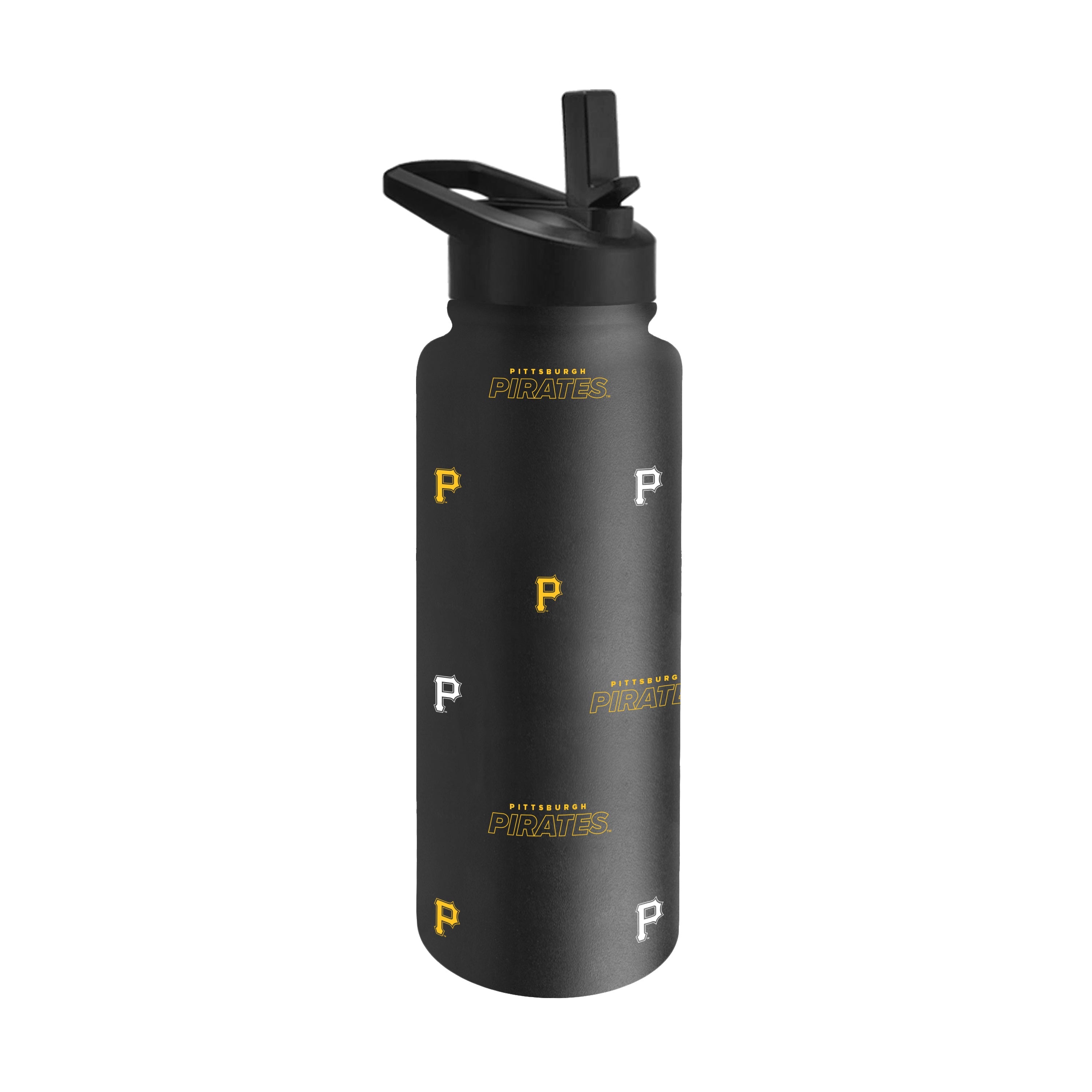 Pittsburgh Pirates 34oz Step And Repeat Quencher Bottle - Sports Gifts, Sports Memorabilia, Sports Collectibles, Fan Shop